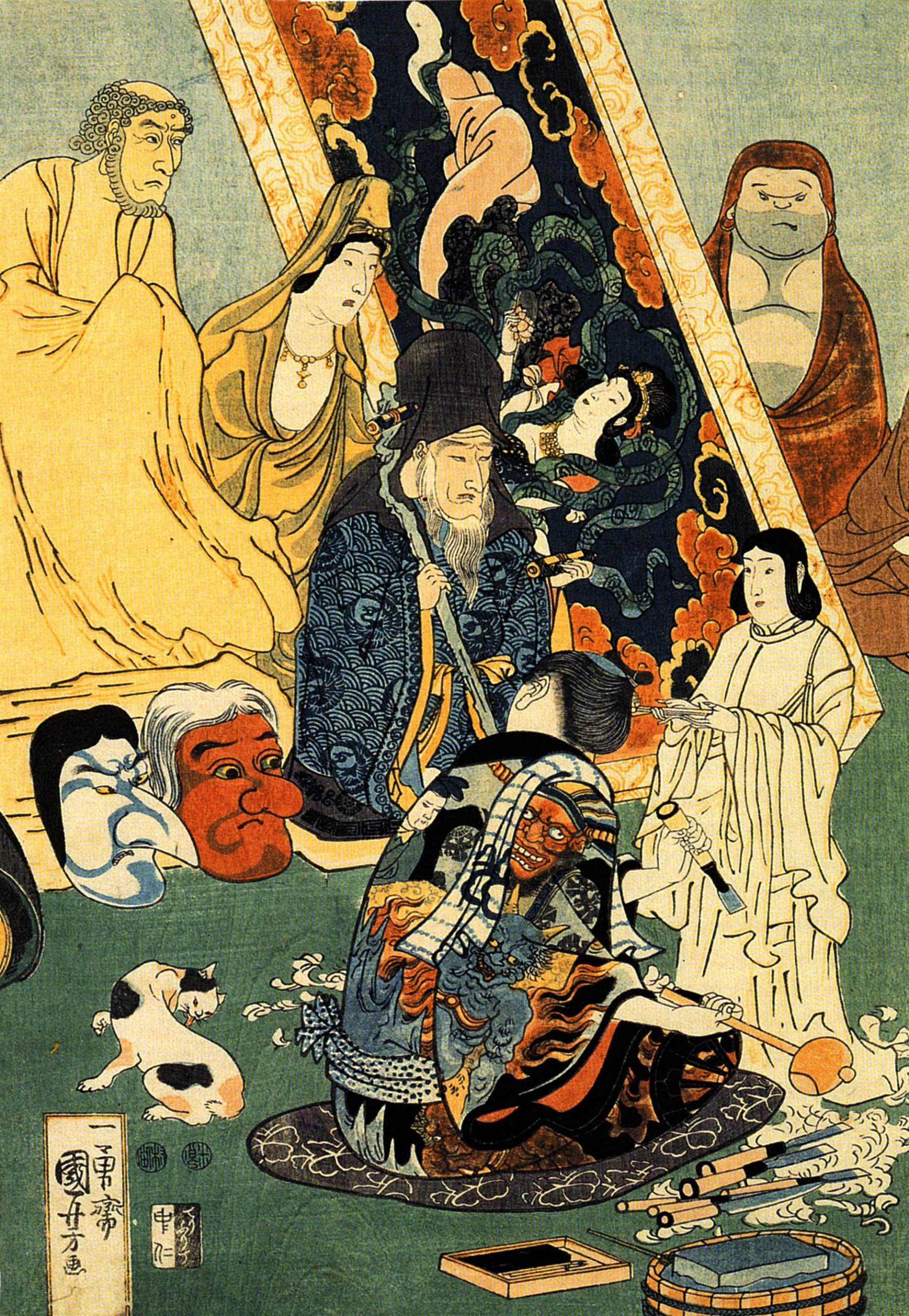 名誉右无敌左甚五郎（局部）
