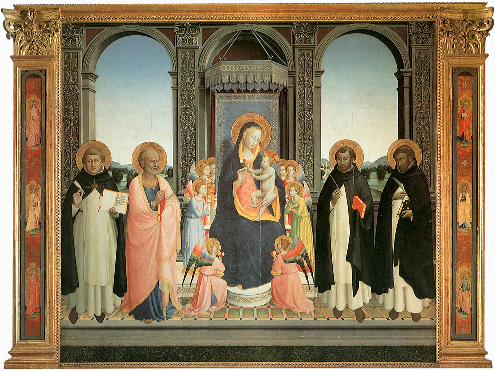 Fra Angelico 作品预览 01 - 圣母领报