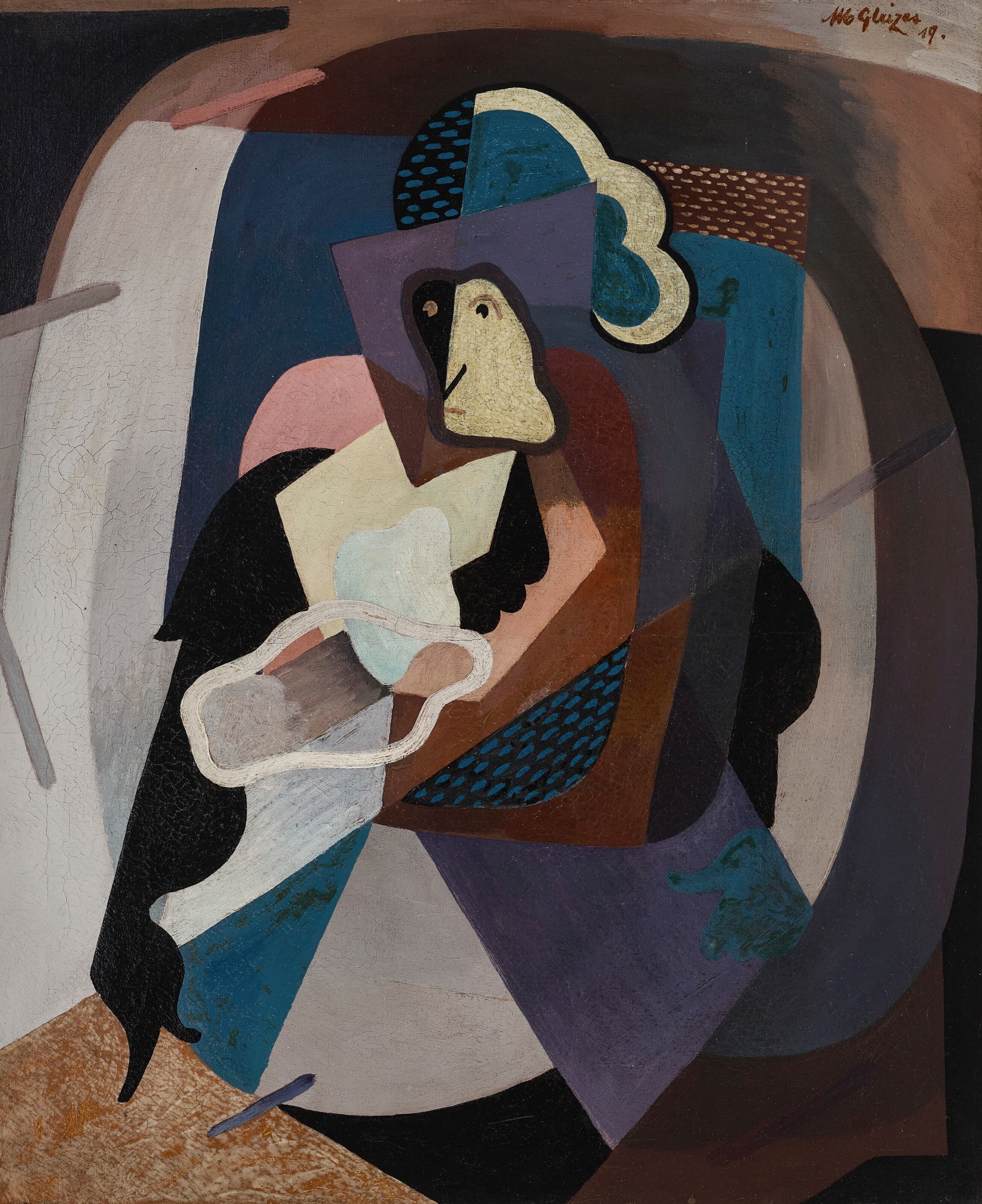 《构造》（Construction）｜阿尔贝·格莱兹 Albert Gleizes｜1919