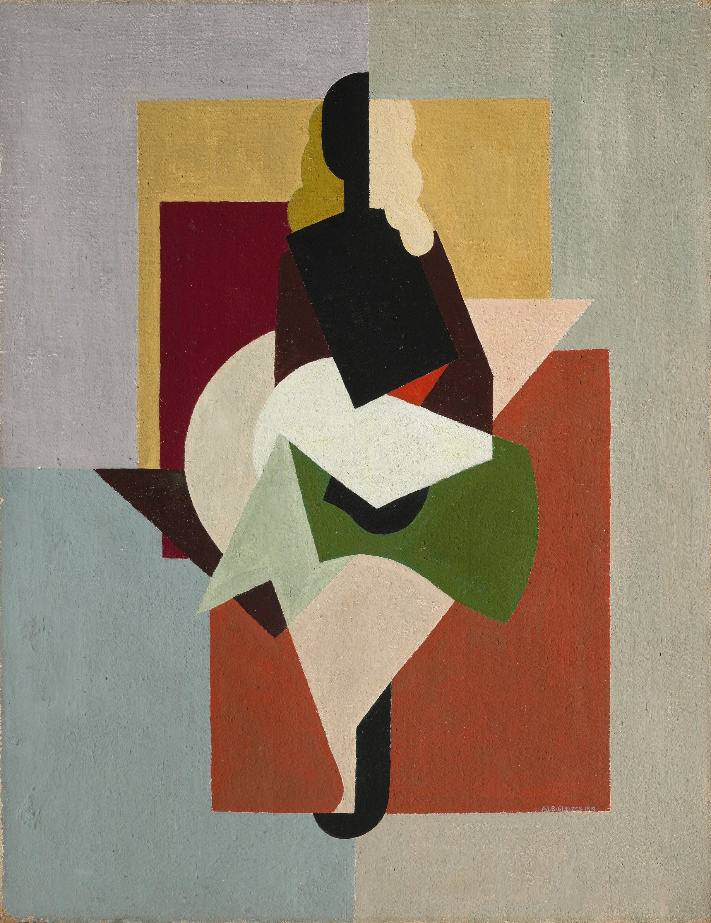 《女子》（Woman）｜阿尔贝·格莱兹 Albert Gleizes｜1919
