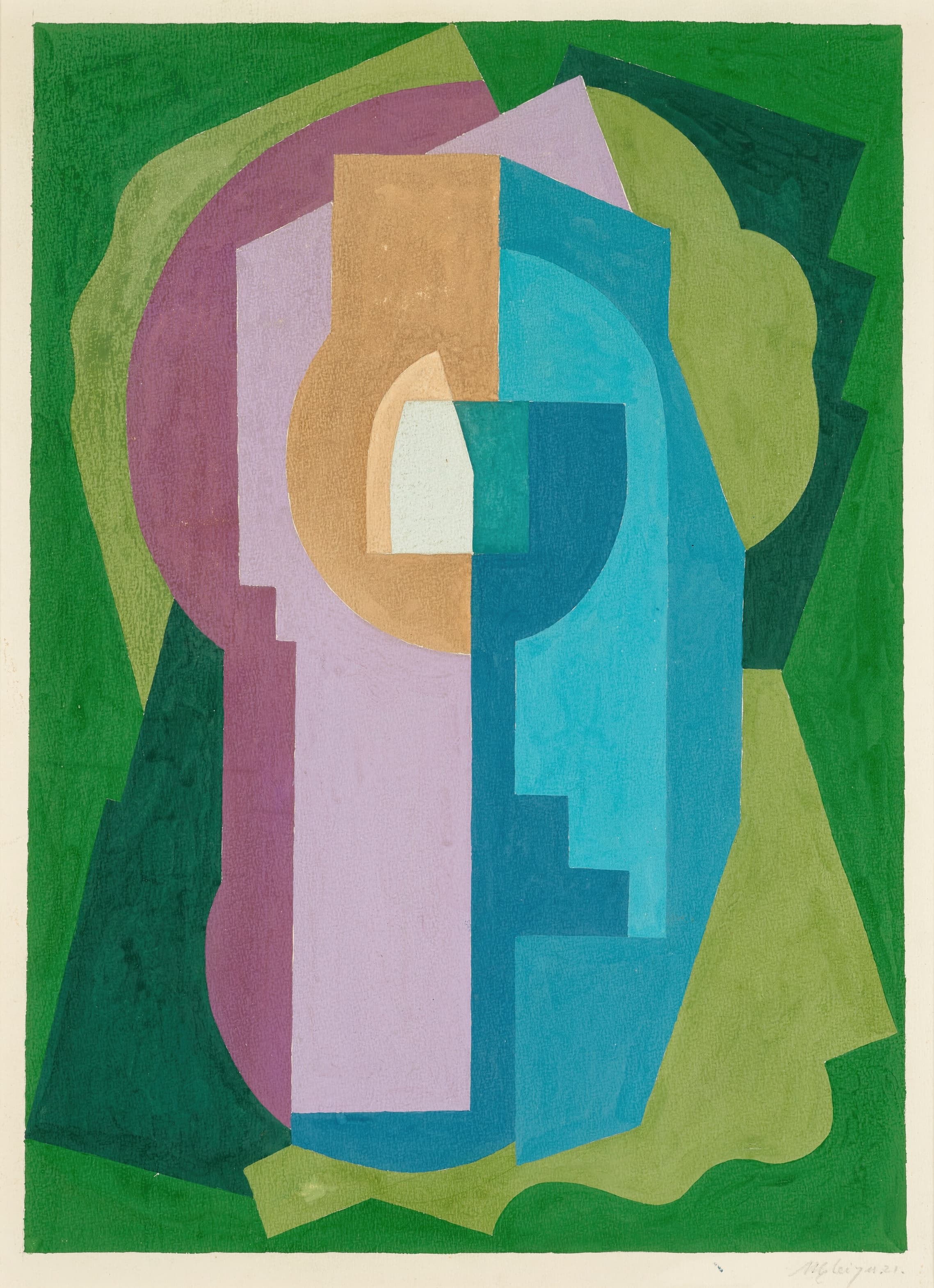 《无题》（Untitled）｜阿尔贝·格莱兹 Albert Gleizes｜1921