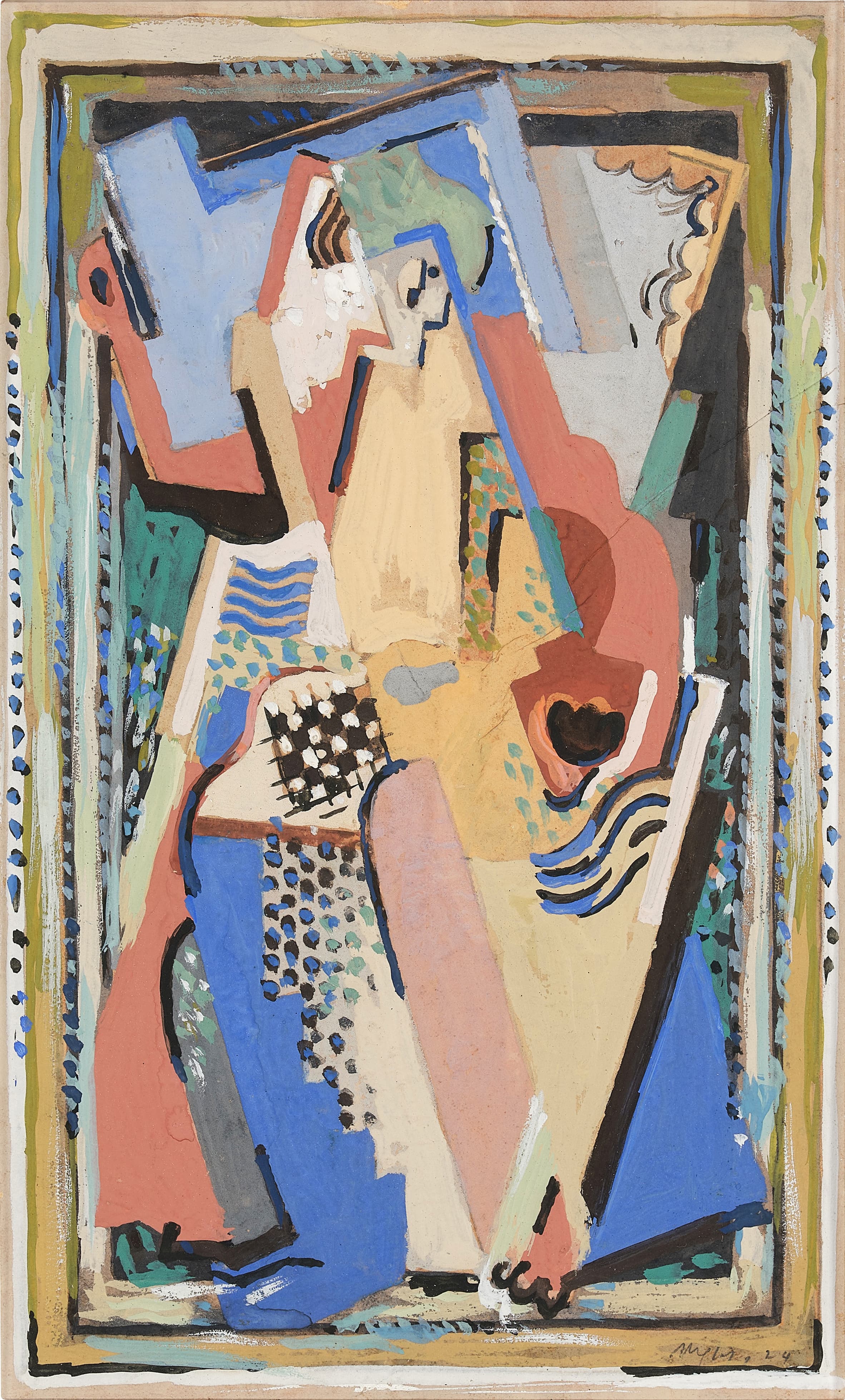 《无题》（Untitled）｜阿尔贝·格莱兹 Albert Gleizes｜1924