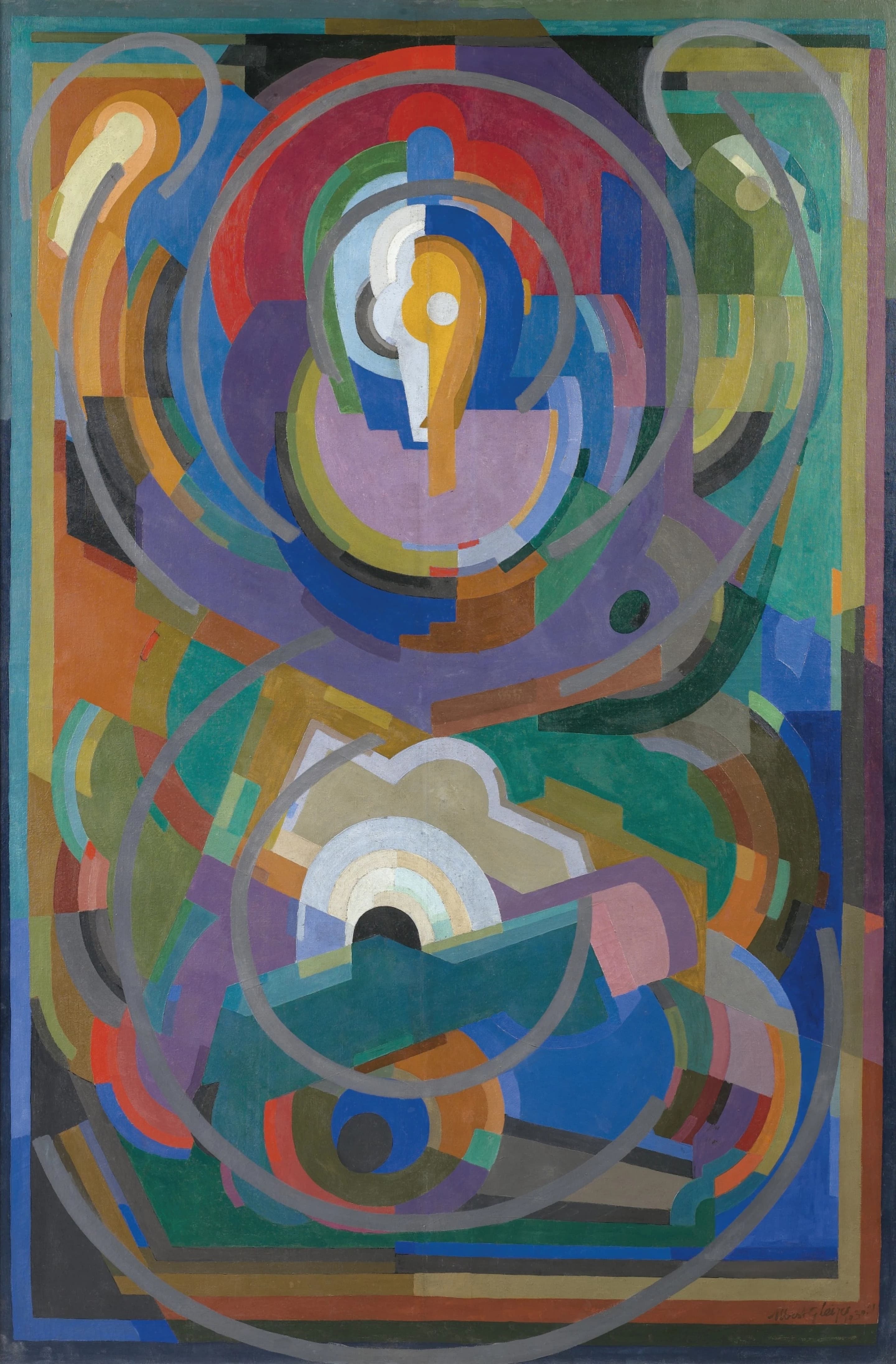 《紫色交响曲》（Symphony in Violet）｜阿尔贝·格莱兹 Albert Gleizes｜1930