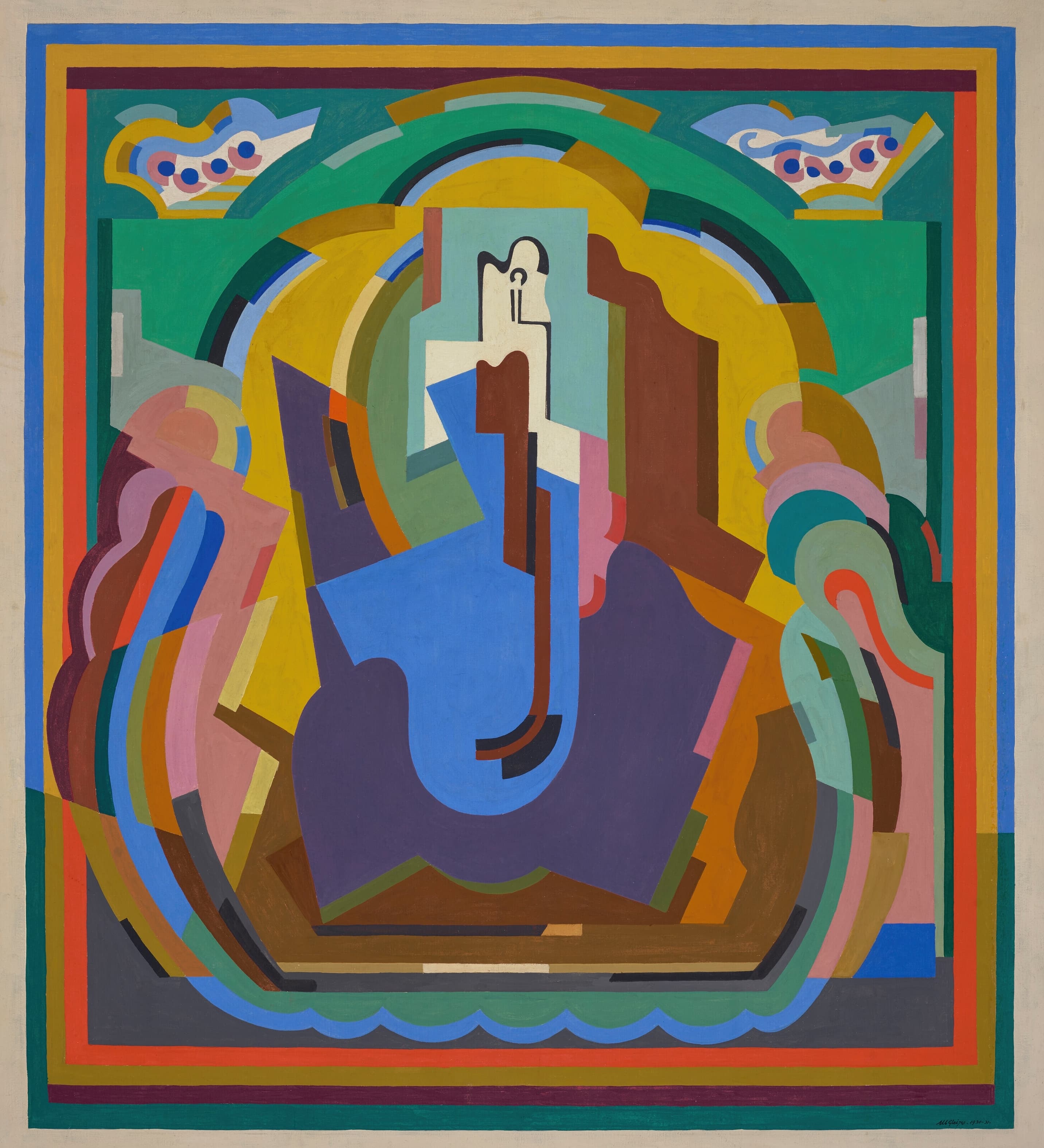 《无题》（Untitled）｜阿尔贝·格莱兹 Albert Gleizes｜1930–31
