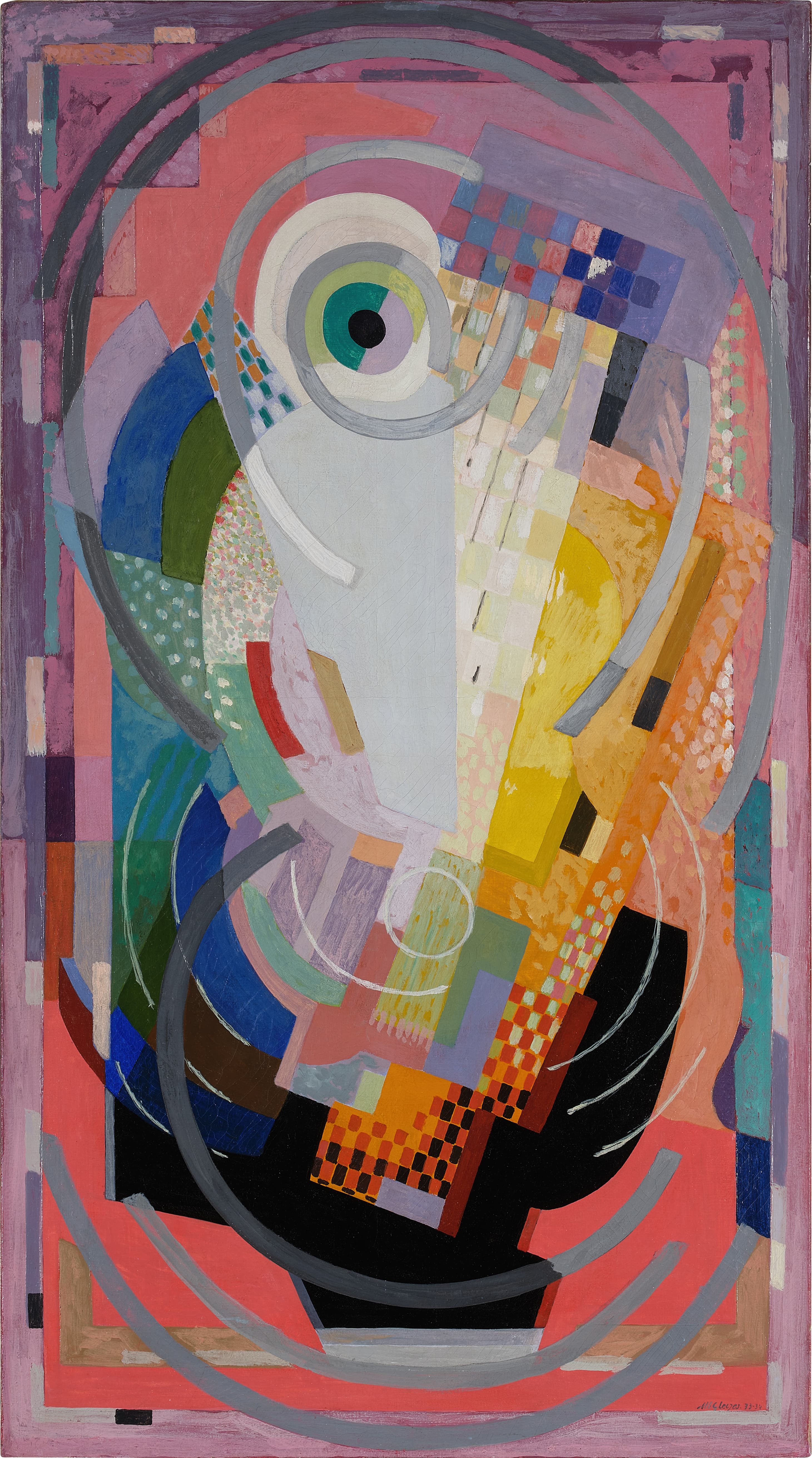 《形式—节奏：玫瑰》（Form-Rhythm: the Roses）｜阿尔贝·格莱兹 Albert Gleizes｜1933–1934