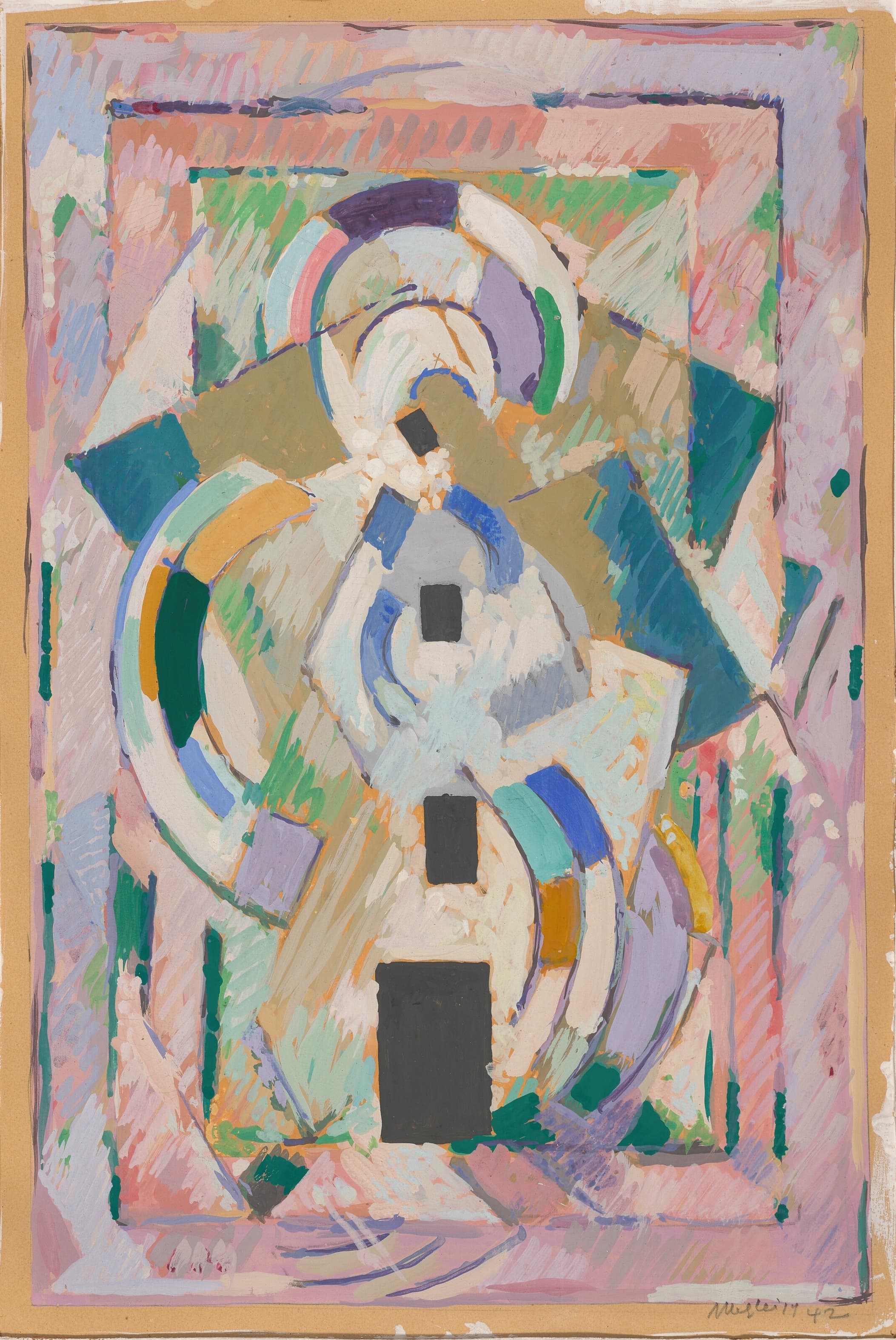 《为了沉思》（For Contemplation）｜阿尔贝·格莱兹 Albert Gleizes｜1942