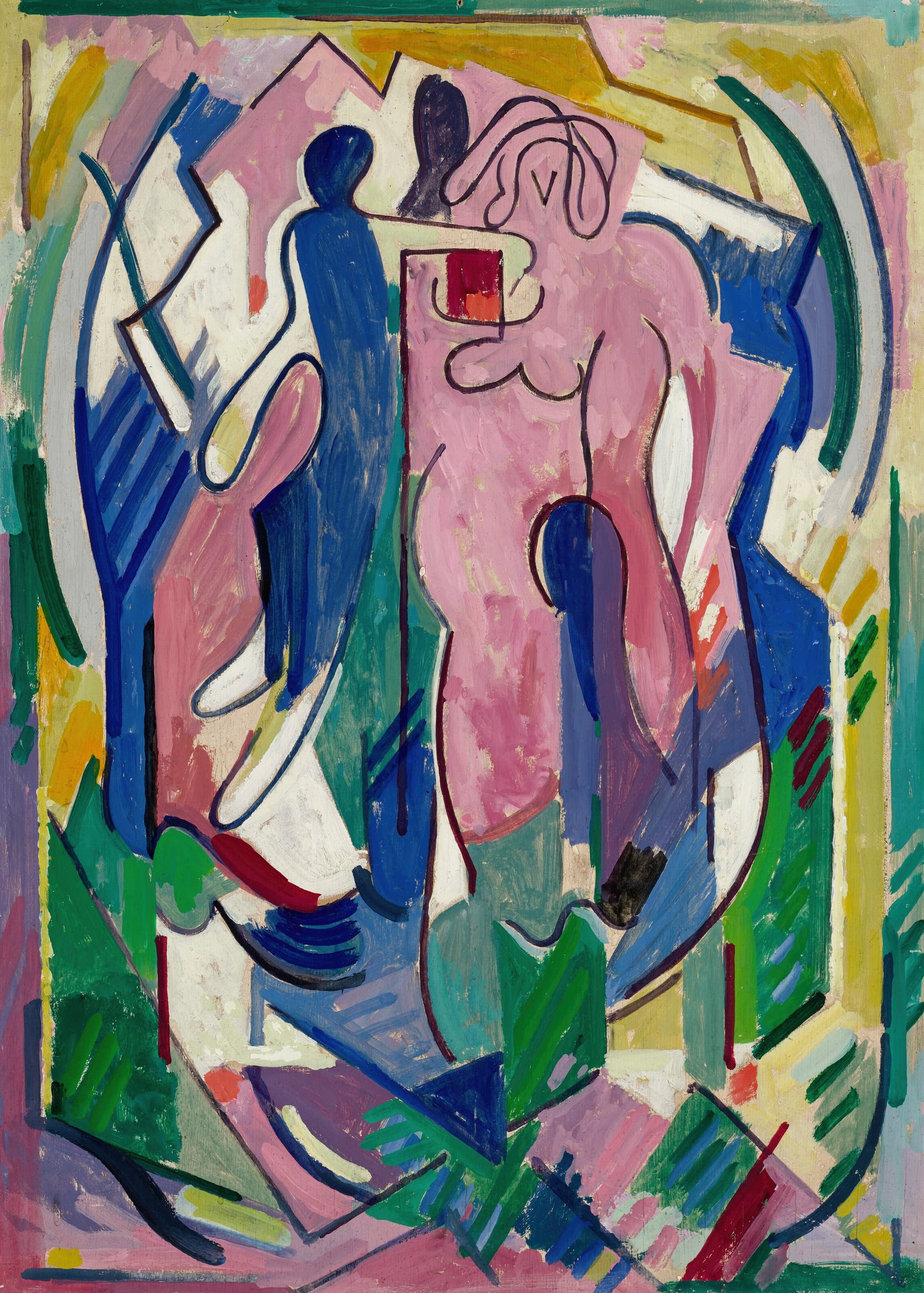 《人物，或构成》（Figure, or Composition）｜阿尔贝·格莱兹 Albert Gleizes｜约 1950