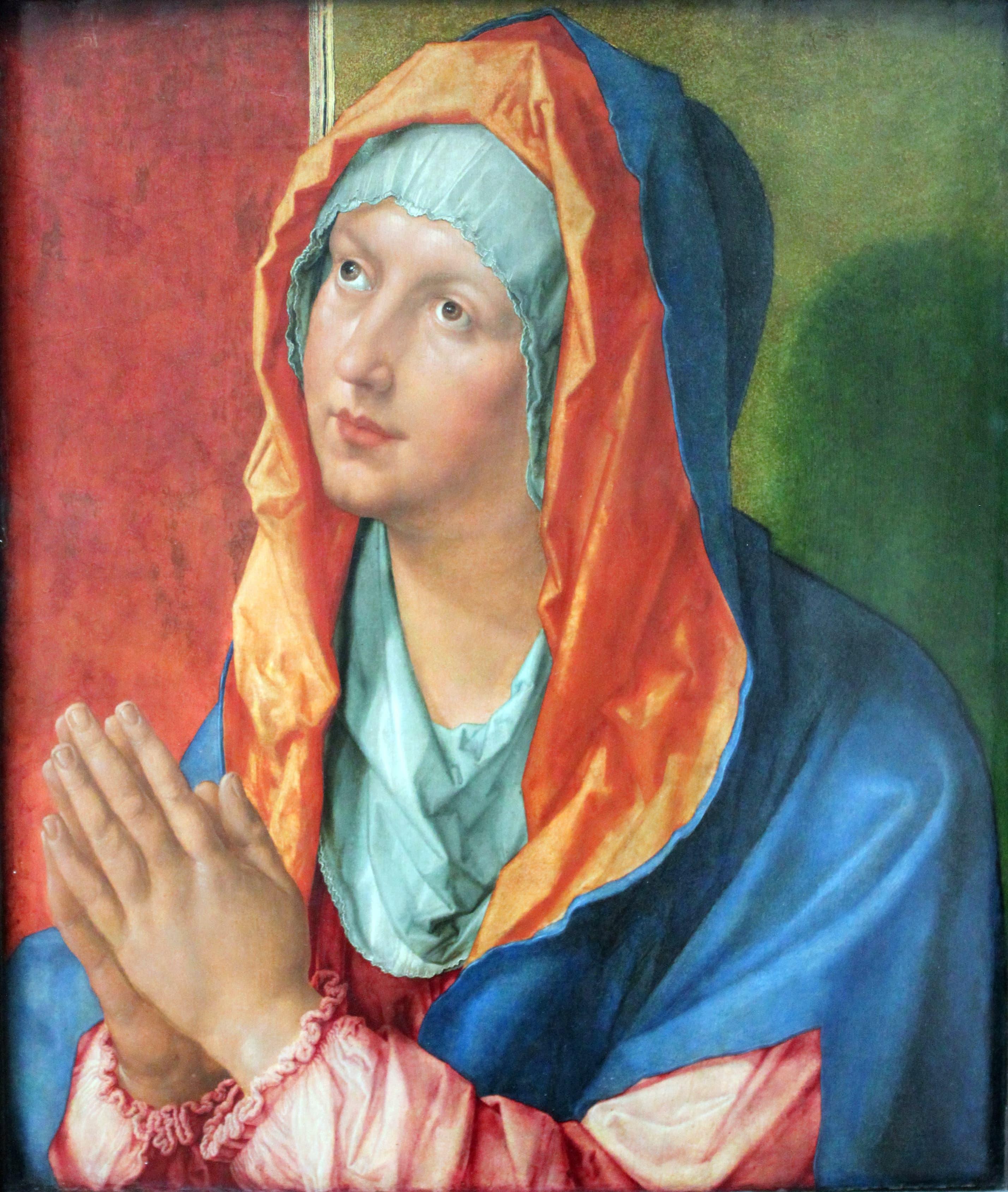 《祈祷中的圣母玛利亚》（The Virgin Mary in Prayer）｜阿尔布雷希特·丢勒 Albrecht Dürer｜1518
