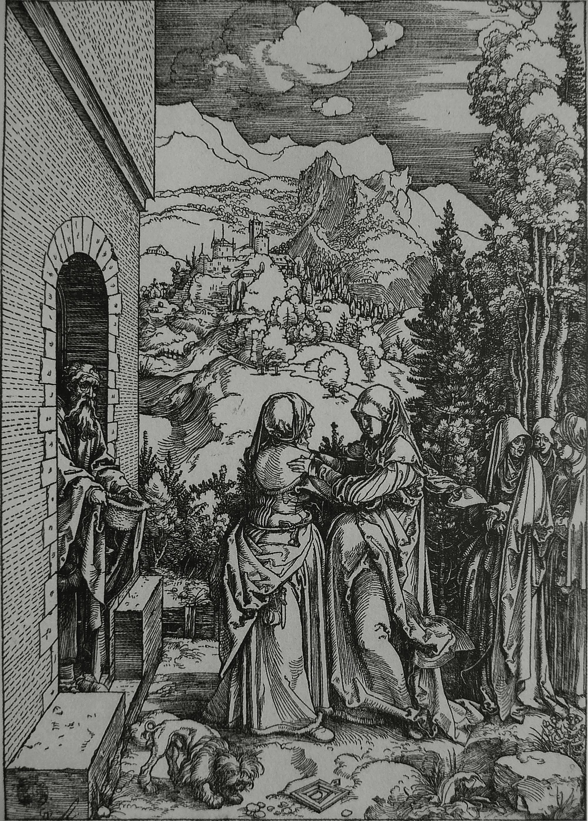 《圣母往见》（The Visitation）｜阿尔布雷希特·丢勒 Albrecht Dürer｜1503