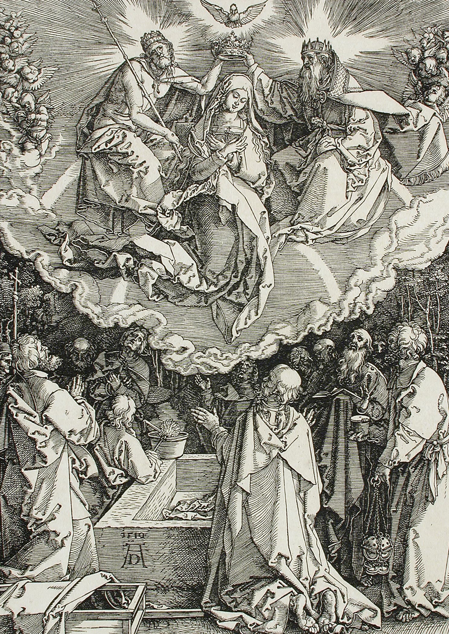 《圣母加冕》（The Coronation of the Virgin）｜阿尔布雷希特·丢勒 Albrecht Dürer｜1510
