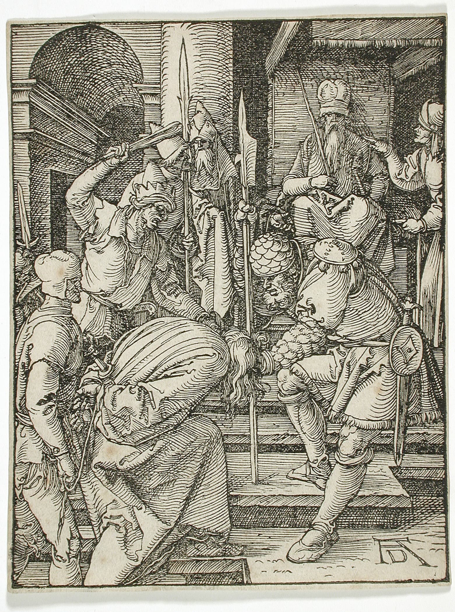 《基督在亚那面前》（Christ before Annas）｜阿尔布雷希特·丢勒 Albrecht Dürer｜1511