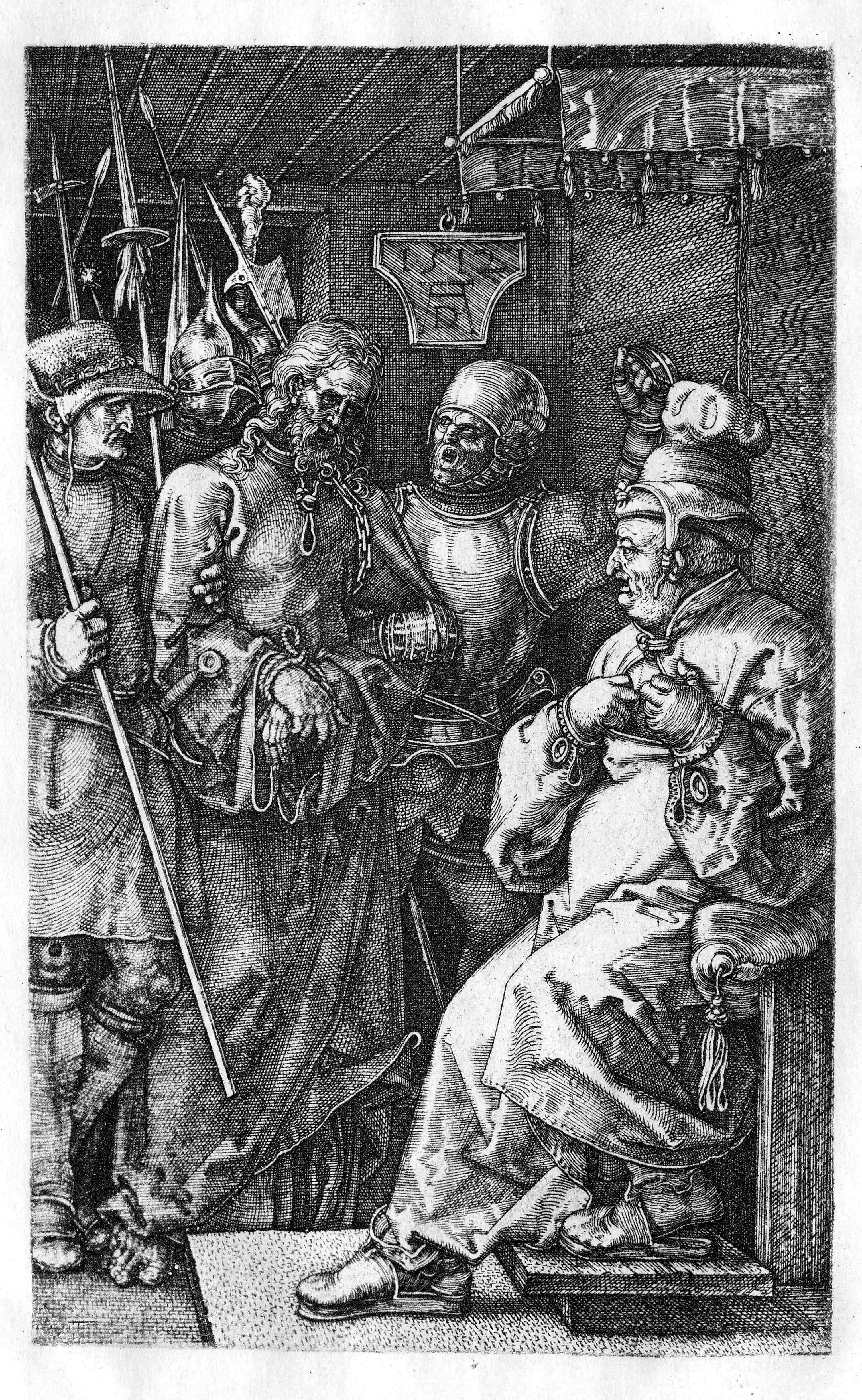 《基督在该亚法面前》（Christ Before Caiaphas）｜阿尔布雷希特·丢勒 Albrecht Dürer｜1512