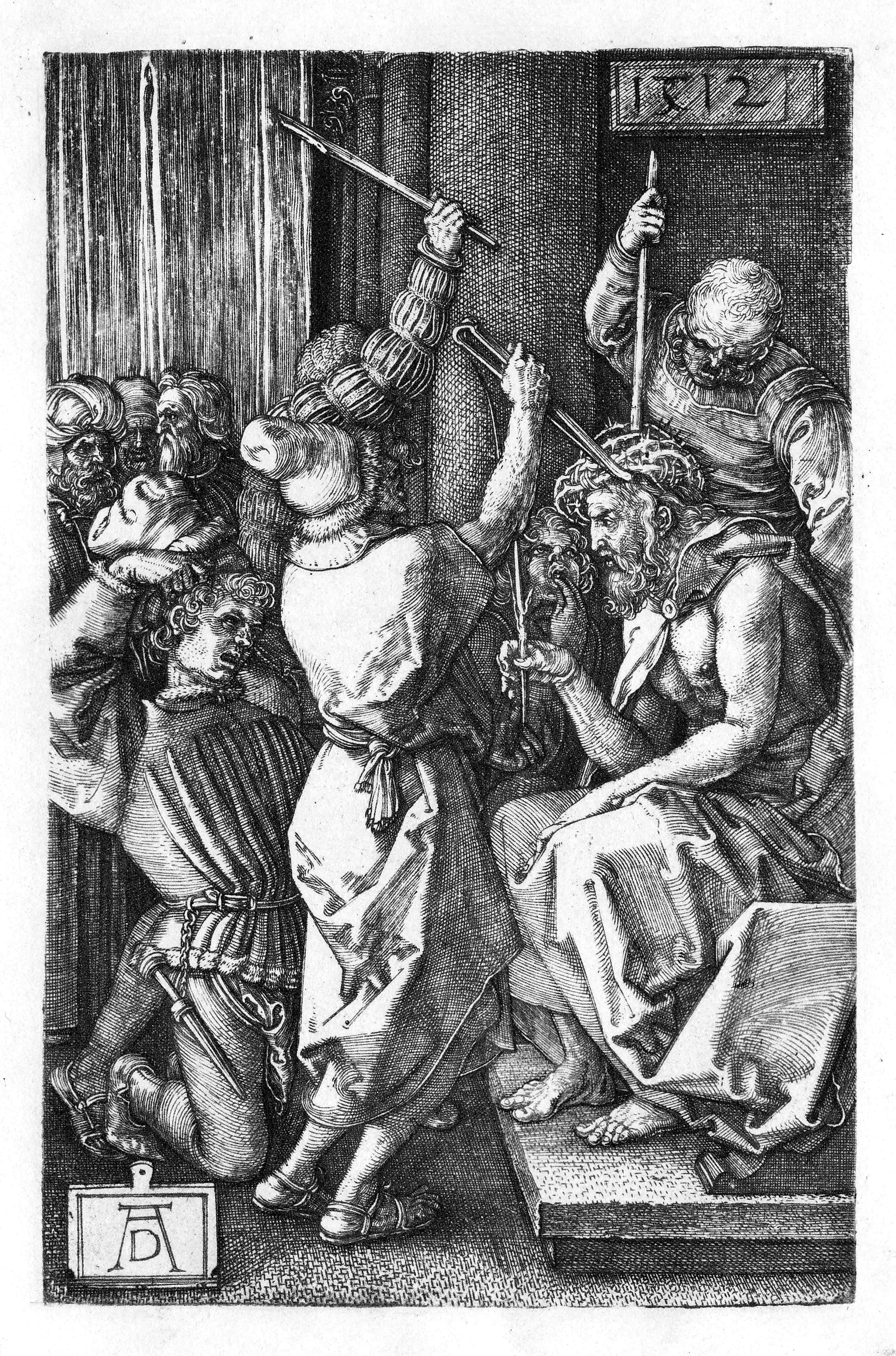 《荆棘冠冕》（Christ Crowned With Thorns）｜阿尔布雷希特·丢勒 Albrecht Dürer｜1512