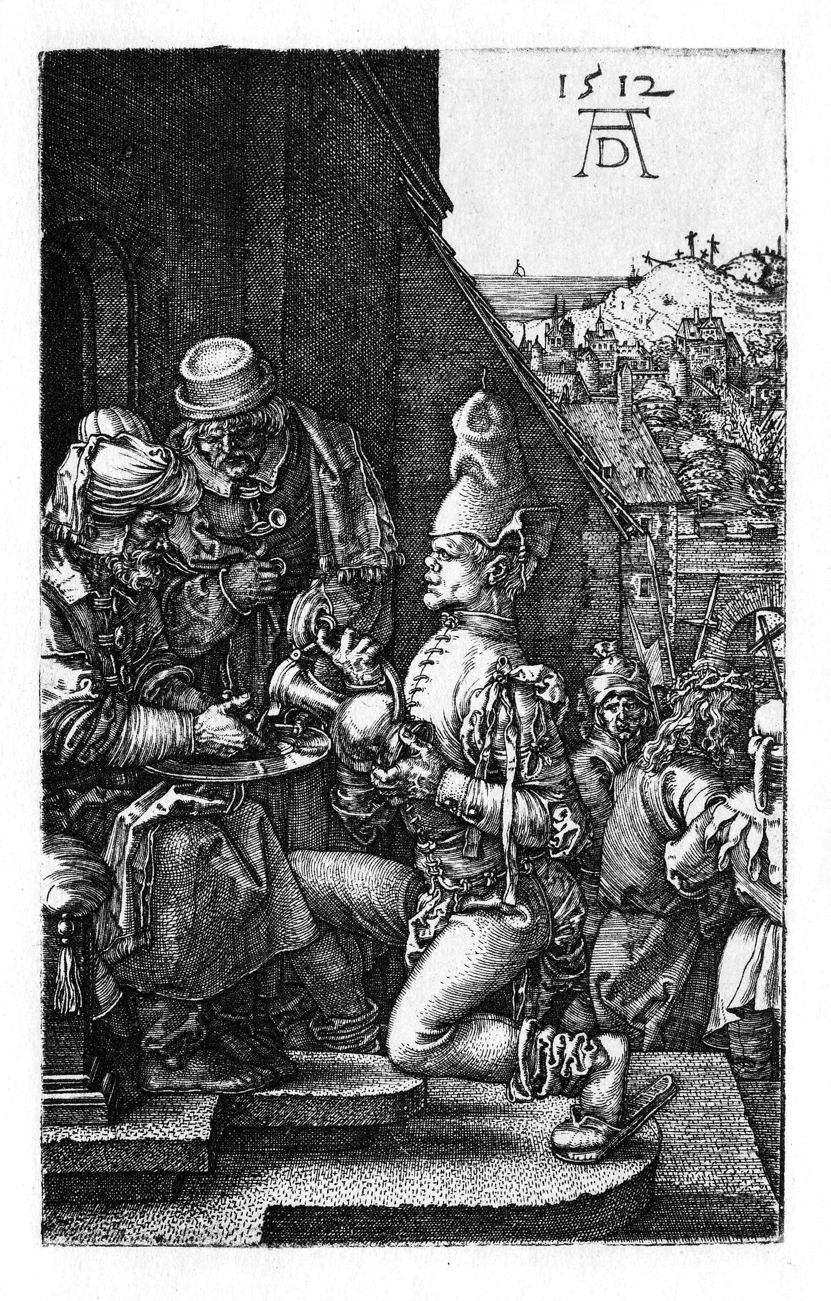 《彼拉多洗手》（Pilate Washing his Hands）｜阿尔布雷希特·丢勒 Albrecht Dürer｜1512