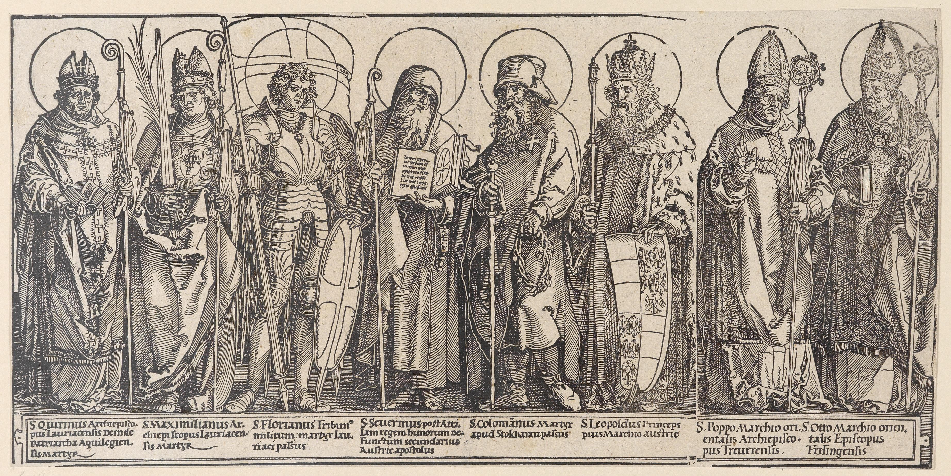 《奥地利诸圣》（The Austrian Saints）｜阿尔布雷希特·丢勒 Albrecht Dürer｜1517