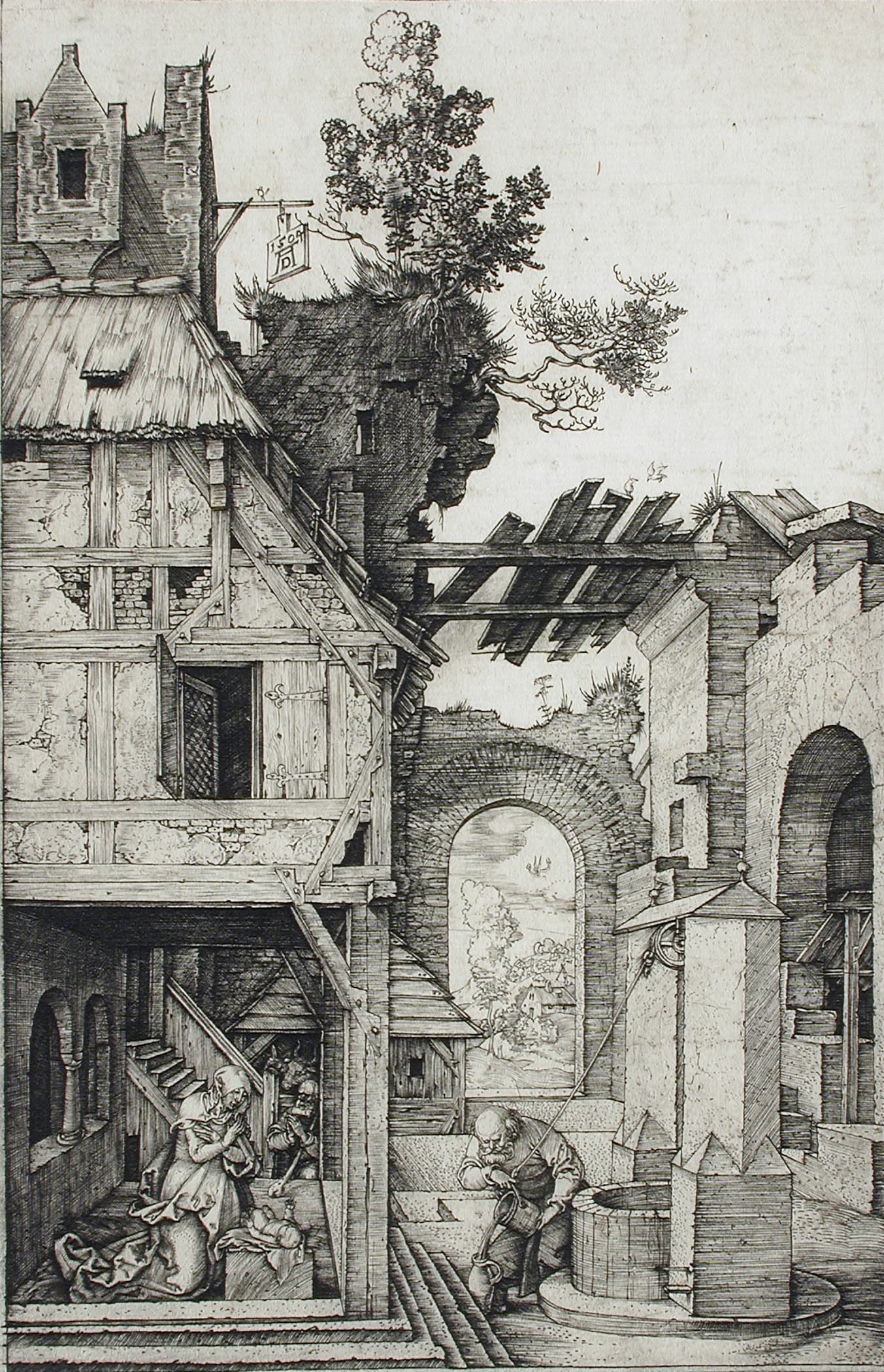 《基督降生》（Birth of Christ）｜阿尔布雷希特·丢勒 Albrecht Dürer｜1504