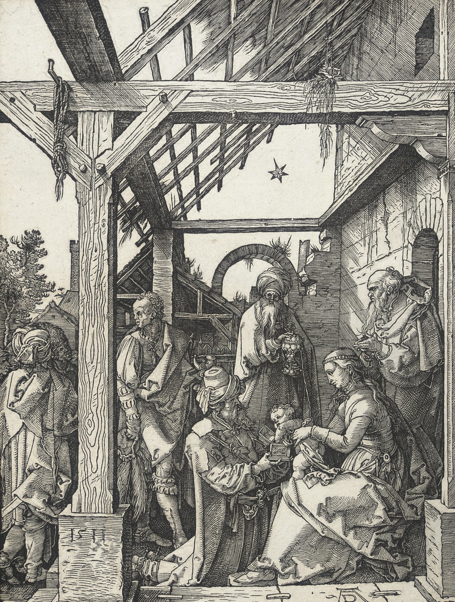 《三博士来朝》（The Adoration of the Magi）｜阿尔布雷希特·丢勒 Albrecht Dürer｜1503