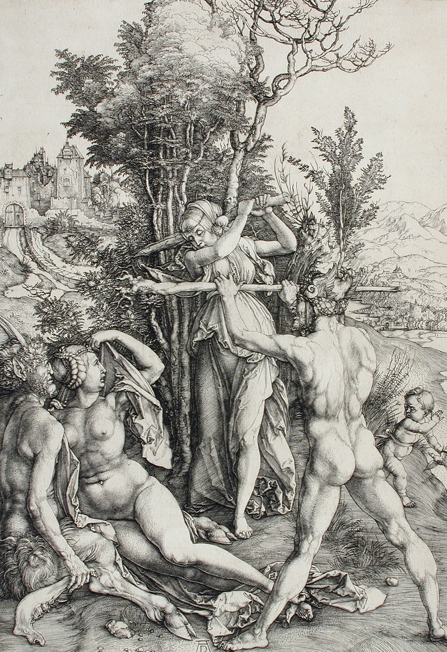 《赫拉克勒斯（嫉妒的后果）》（Hercules (Effects of Jealousy)）｜阿尔布雷希特·丢勒 Albrecht Dürer｜1498