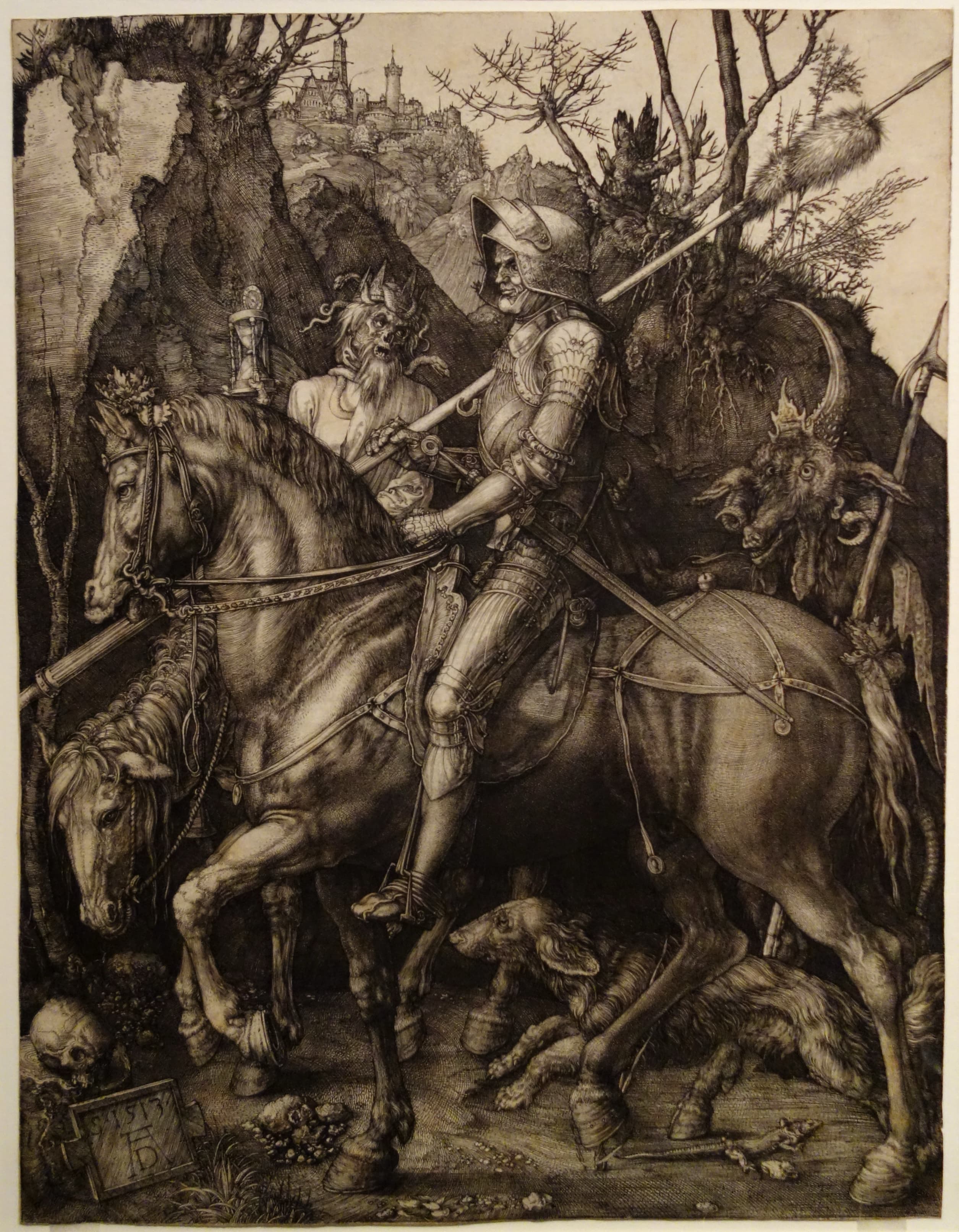 《骑士、死神与魔鬼》（Knight, Death and the Devil）｜阿尔布雷希特·丢勒 Albrecht Dürer｜1513