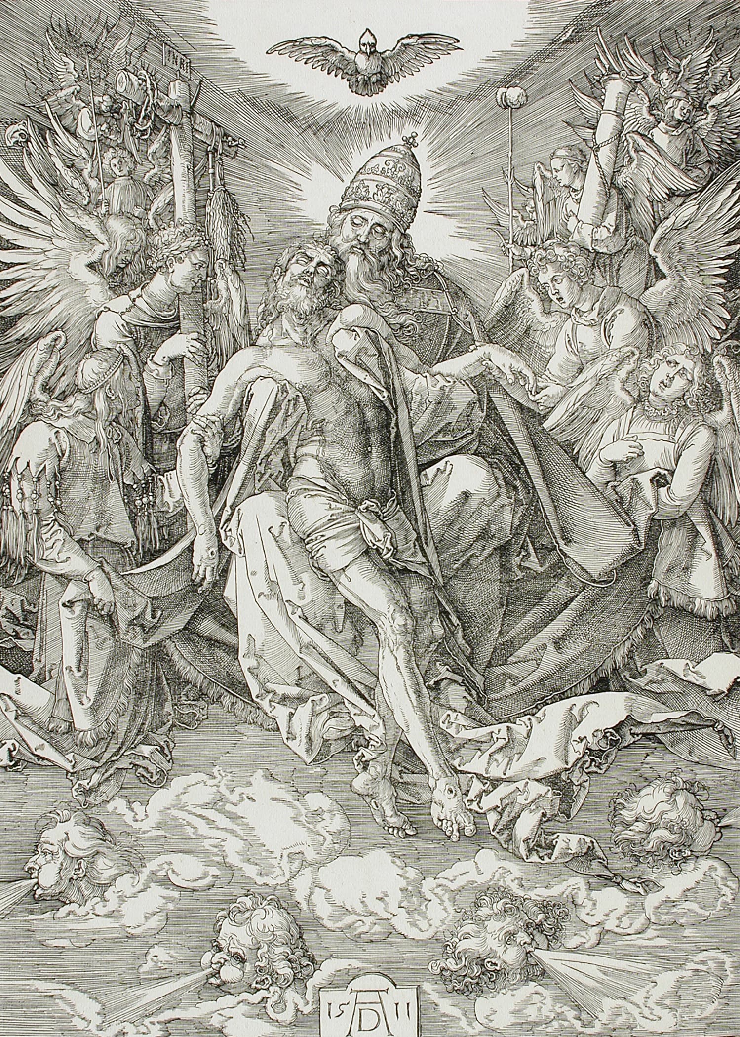 《三位一体》（The Holy Trinity）｜阿尔布雷希特·丢勒 Albrecht Dürer｜1511