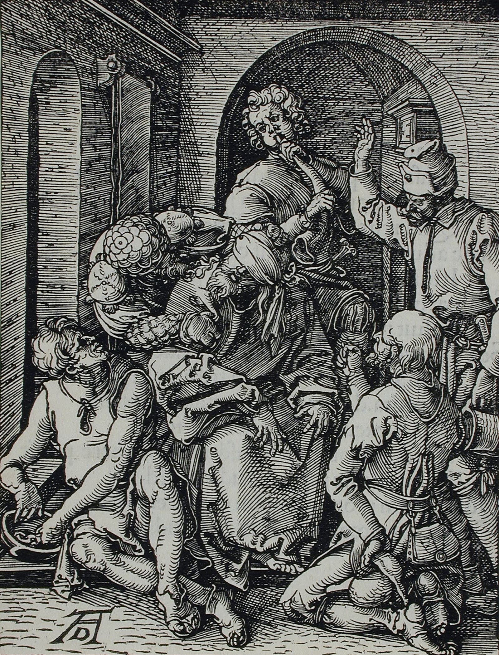 《嘲弄基督》（The Mocking of Christ）｜阿尔布雷希特·丢勒 Albrecht Dürer｜1511