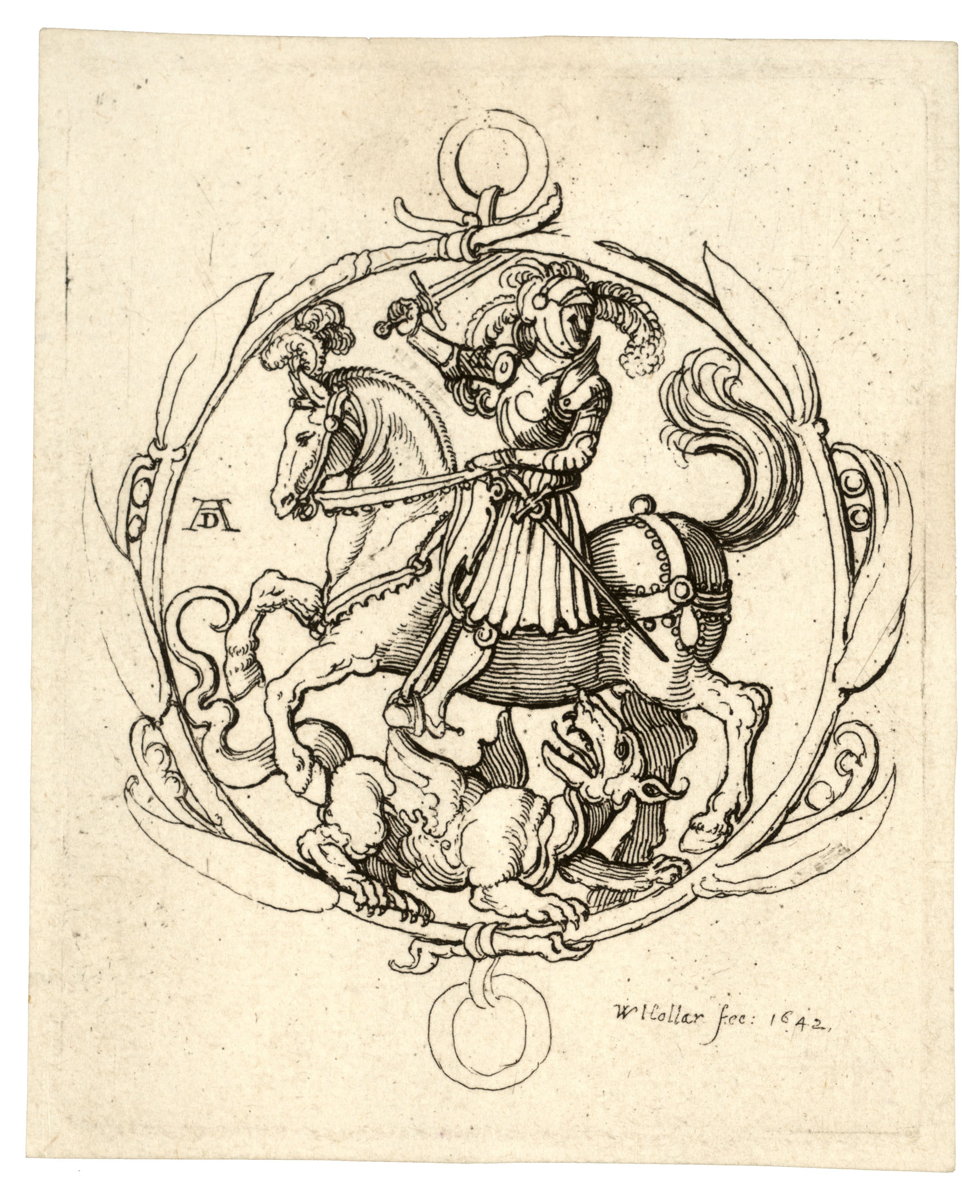《普罗塞耳皮娜被独角兽掳走》（Abduction of Proserpine on a Unicorn）｜阿尔布雷希特·丢勒 Albrecht Dürer｜1516
