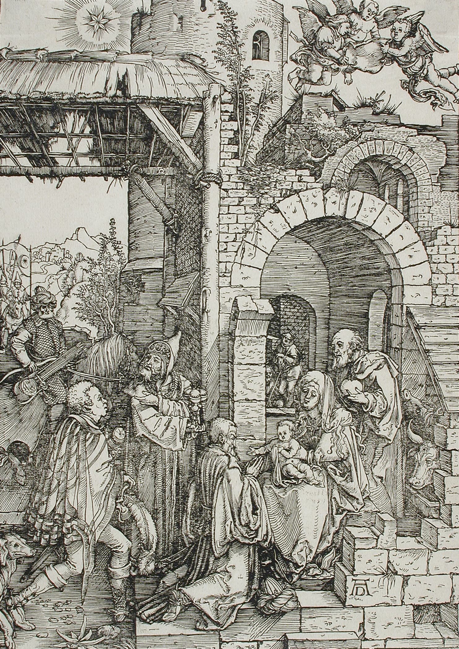 《三博士来朝》（The Adoration of the Magi）｜阿尔布雷希特·丢勒 Albrecht Dürer｜1502