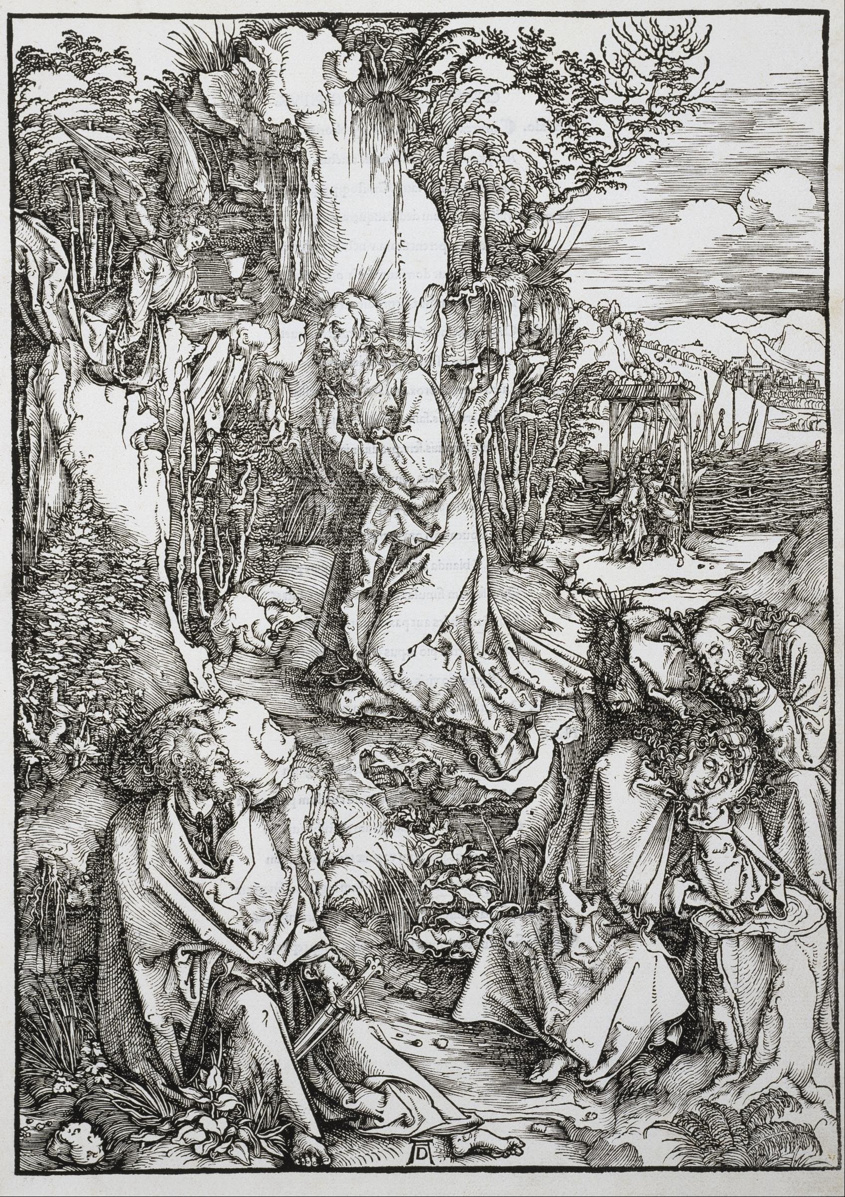 《橄榄山上的基督》（Christ on the Mount of Olives）｜阿尔布雷希特·丢勒 Albrecht Dürer｜1510