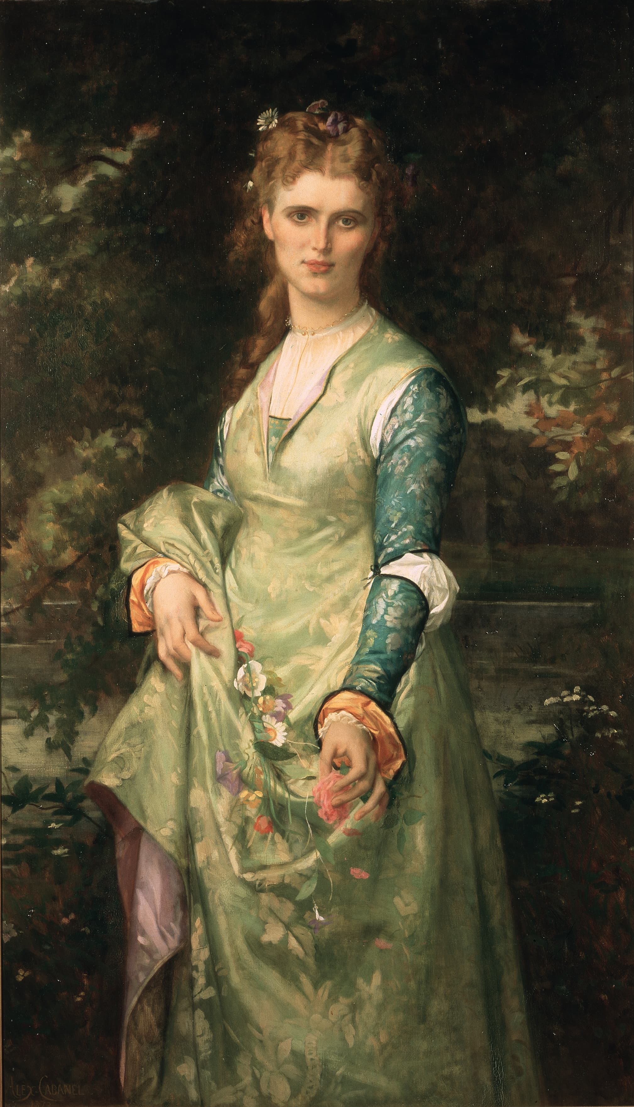克里斯蒂娜·尼尔森 (Christina Nilsson)，1843-1921 年，歌剧歌手，饰演奥菲莉亚