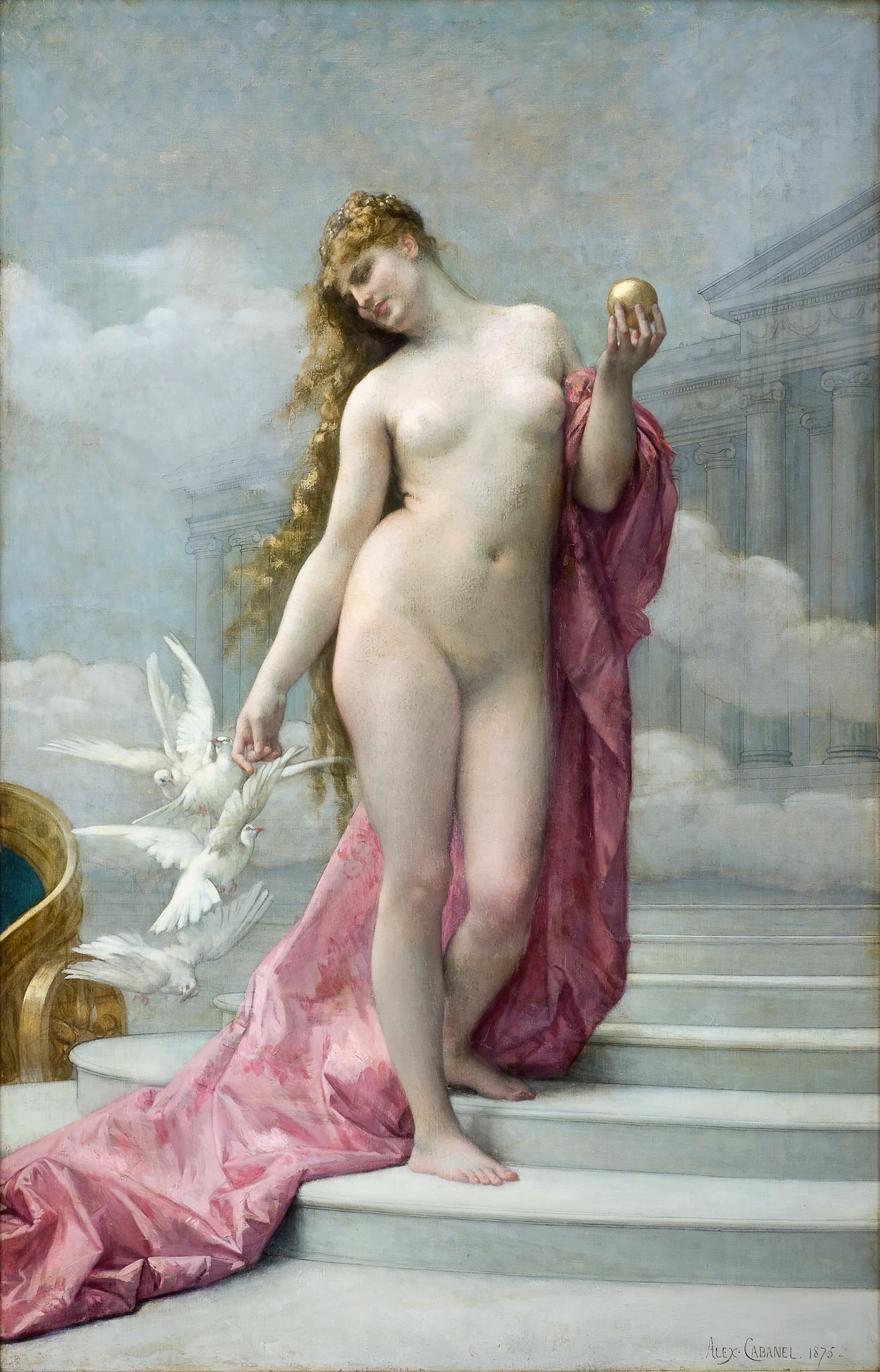 《金星》（Venus）｜亚历山大·卡巴内尔 Alexandre Cabanel｜1875