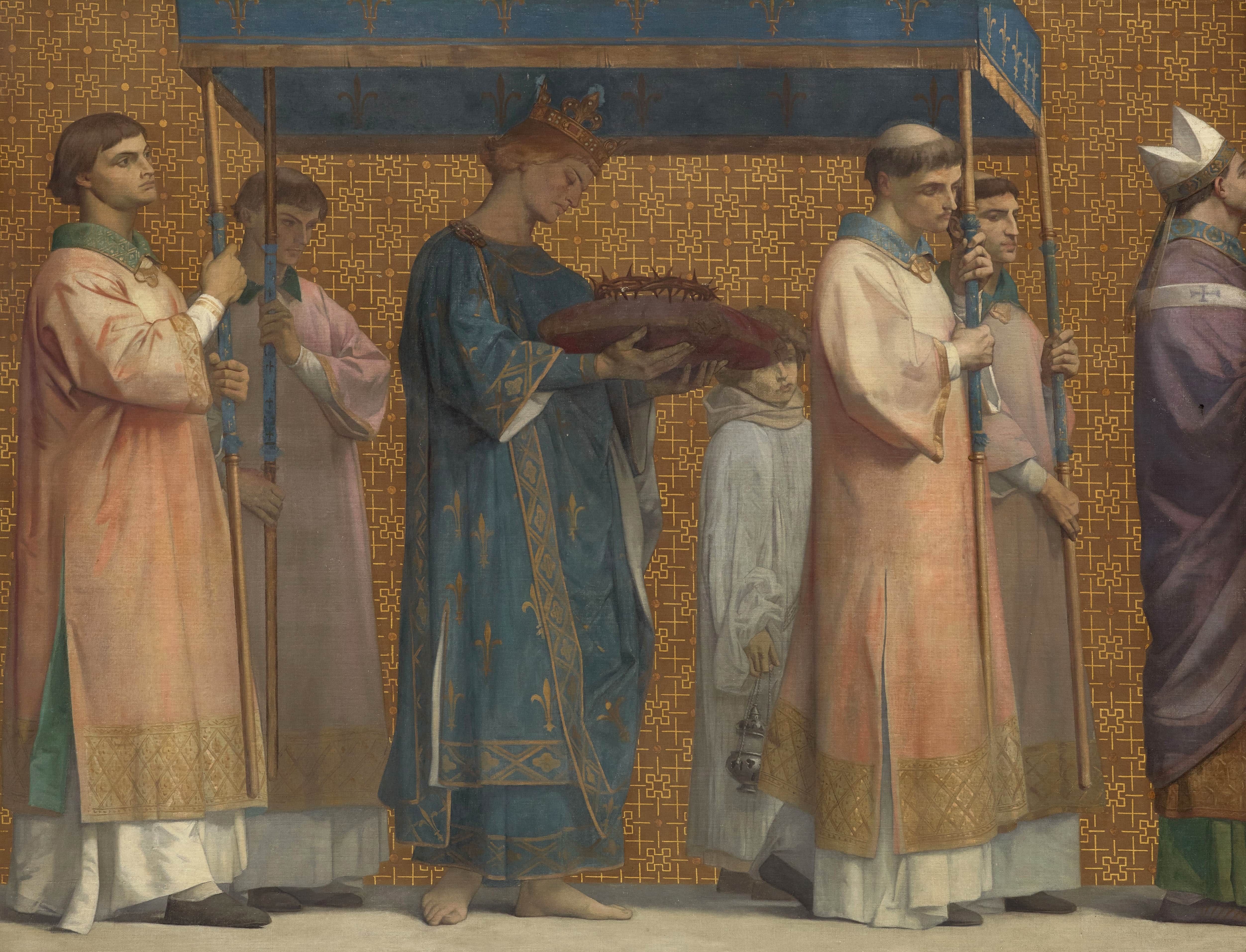 《圣路易斯的一生》（The Life of Saint Louis）｜亚历山大·卡巴内尔 Alexandre Cabanel｜不明