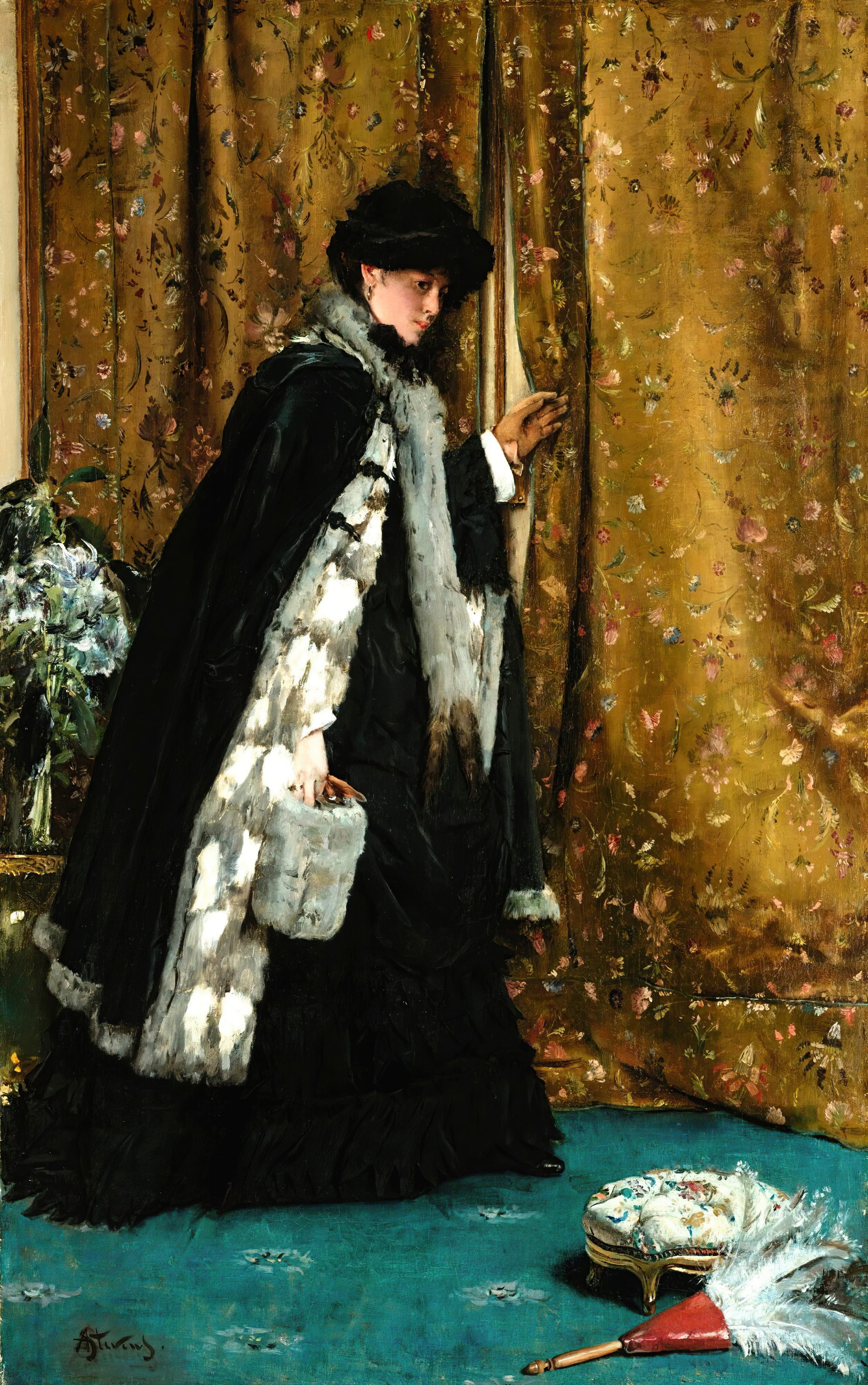 《上午访问》（The Morning Visit）｜阿尔弗雷德·史蒂文斯 Alfred Stevens｜不明