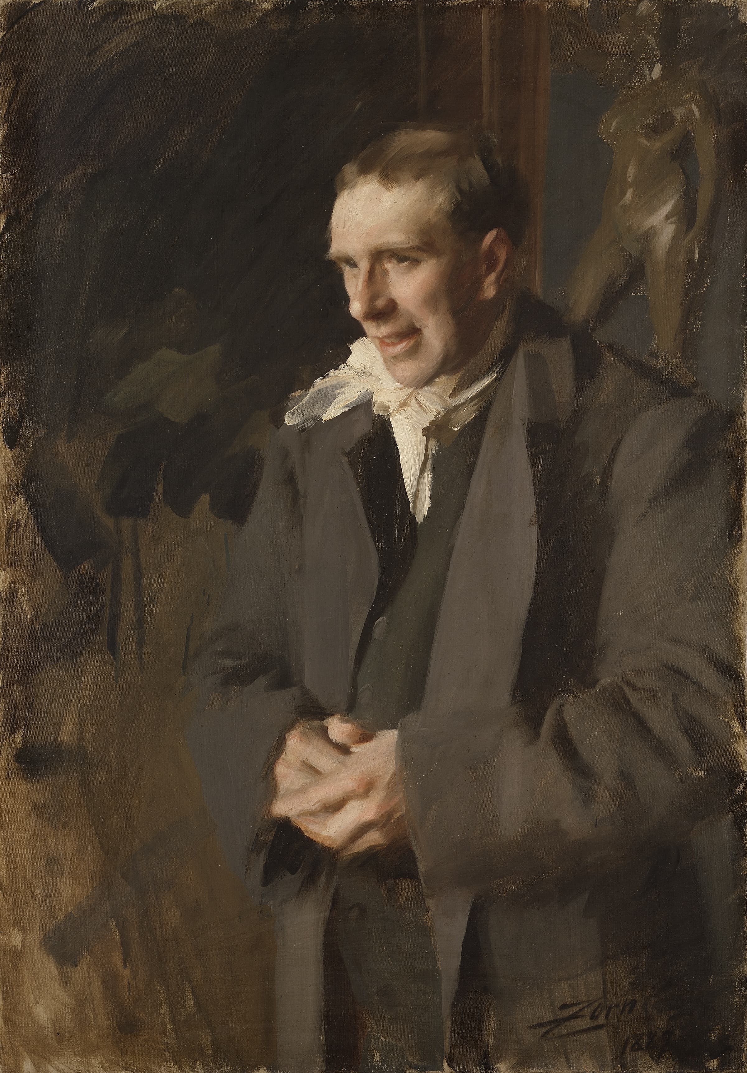 《科奎林学员》（coquelin cadet）｜安德斯·佐恩 Anders Zorn｜1889