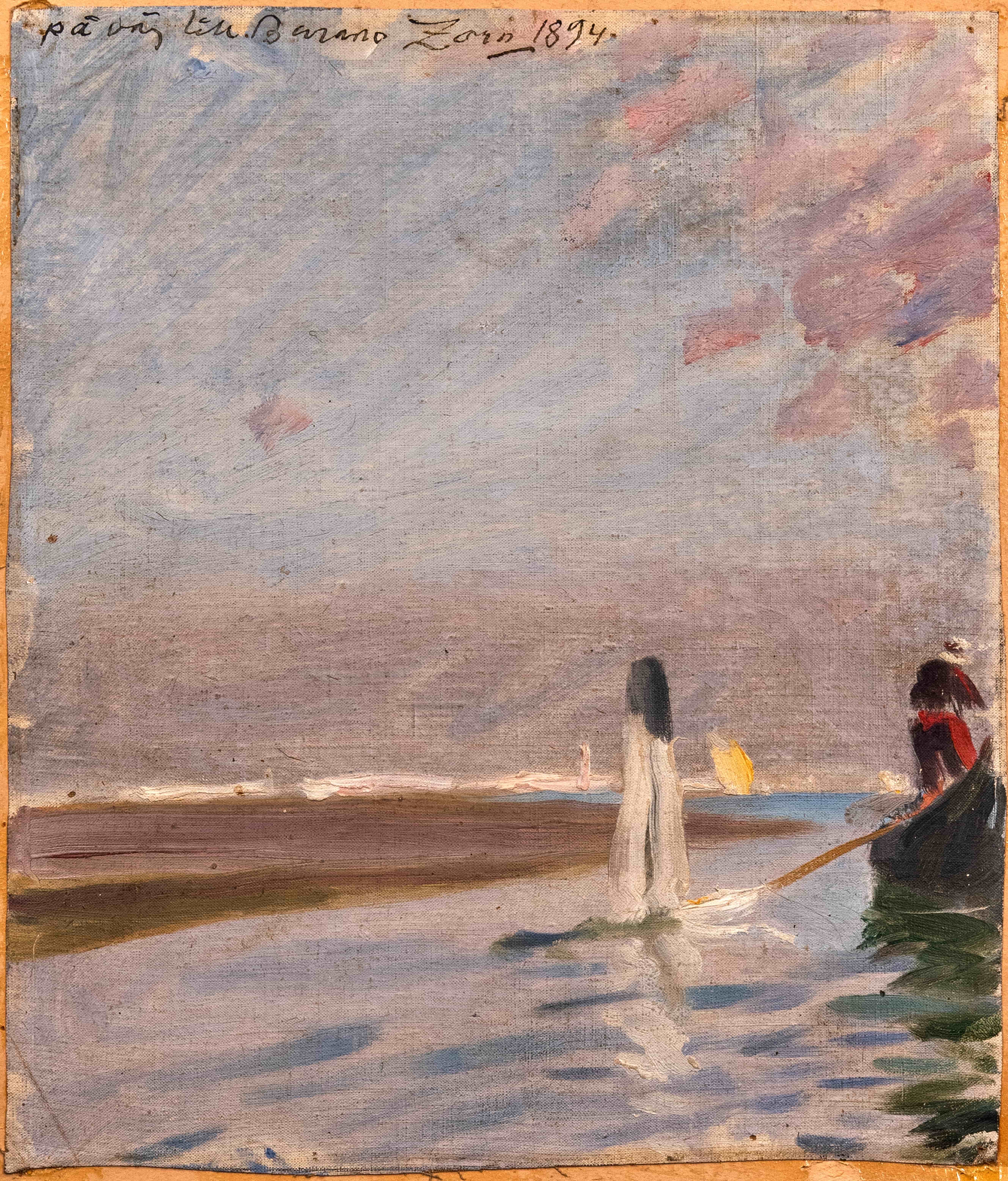 《前往布拉诺岛的路线》（route to burano）｜安德斯·佐恩 Anders Zorn｜1894