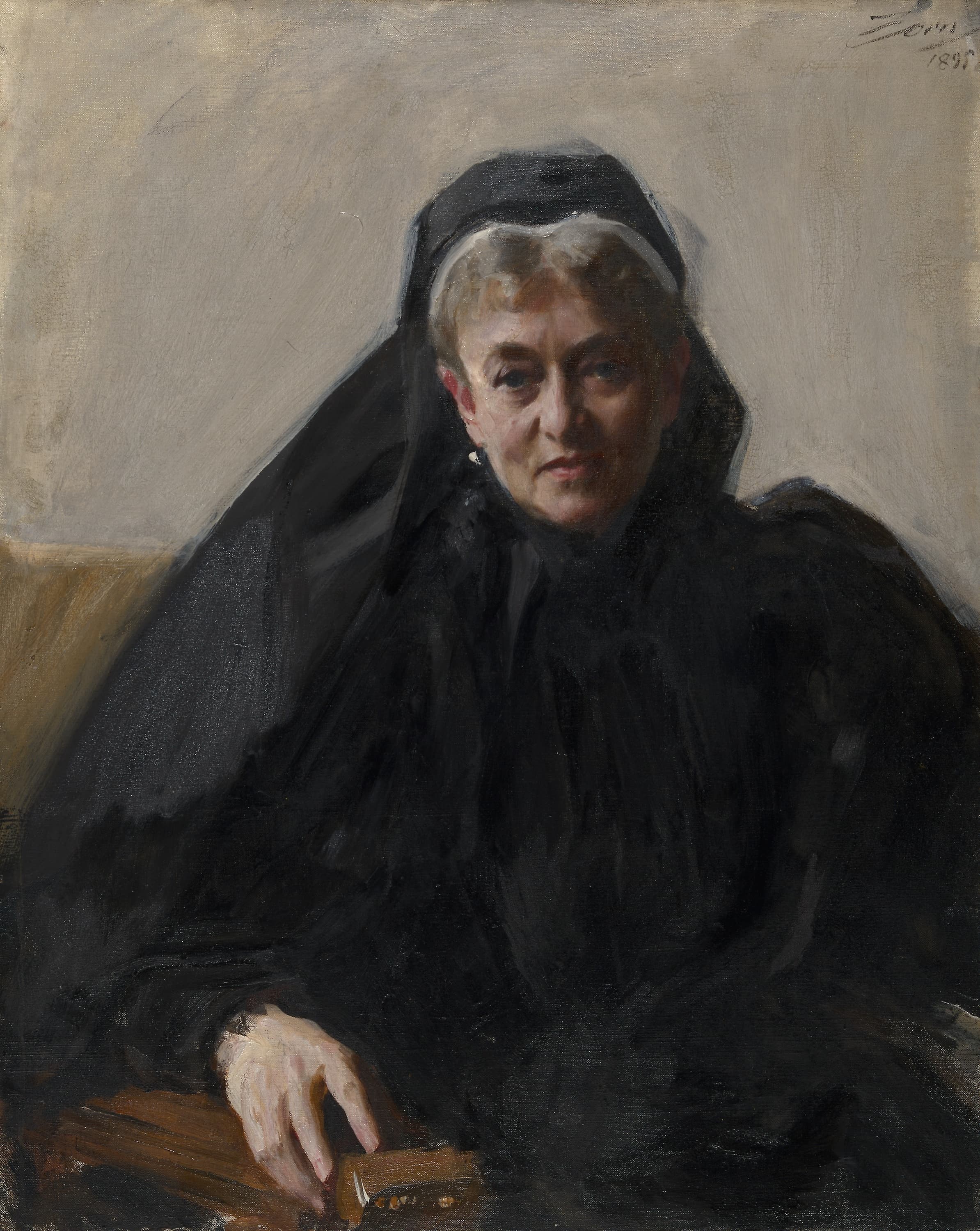 《玛丽亚·谢尔顿·斯卡蒙》（maria sheldon scammon）｜安德斯·佐恩 Anders Zorn｜1895