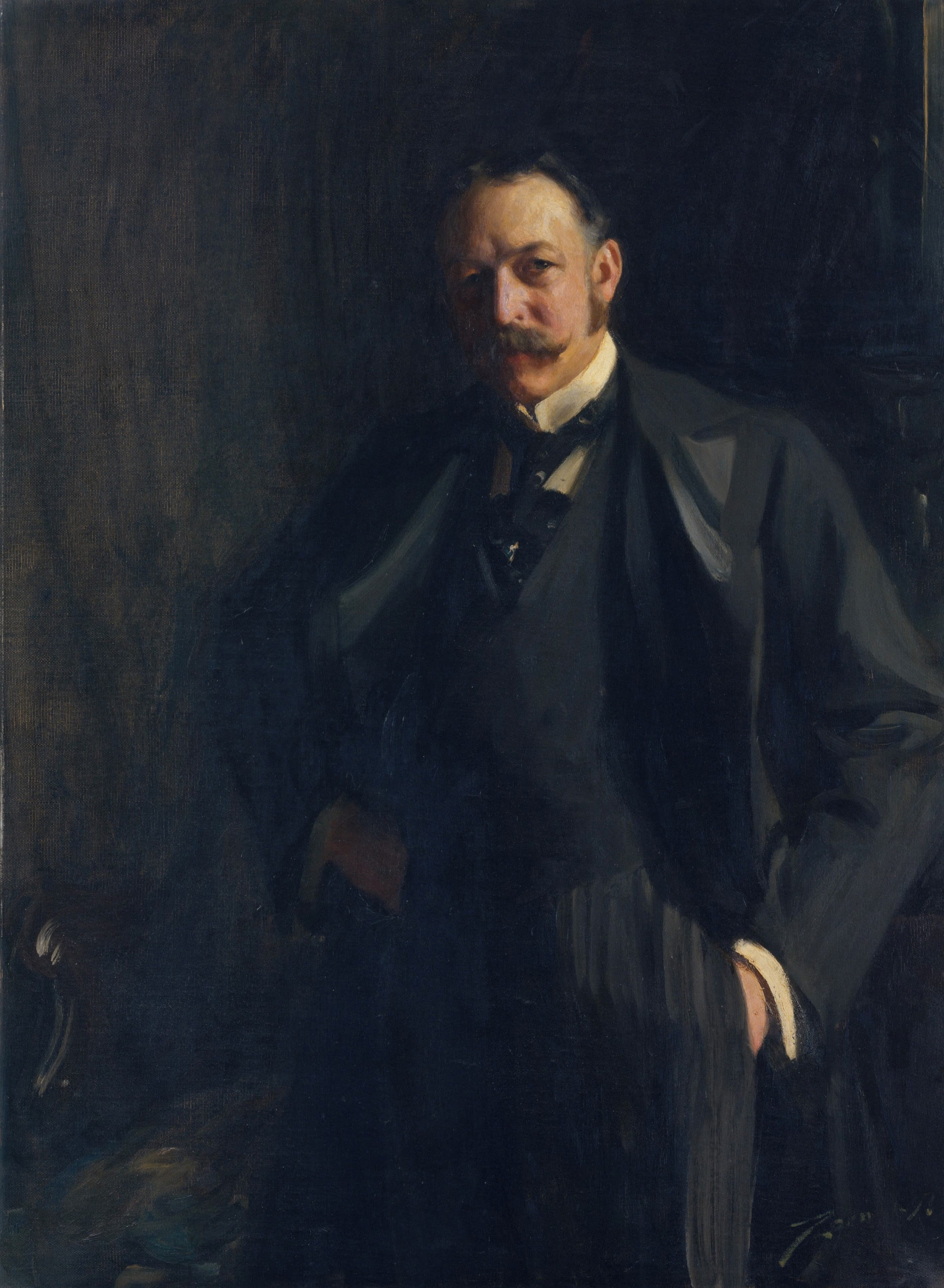 《爱德华·R·培根 18461915》（edward r bacon 18461915）｜安德斯·佐恩 Anders Zorn｜1897