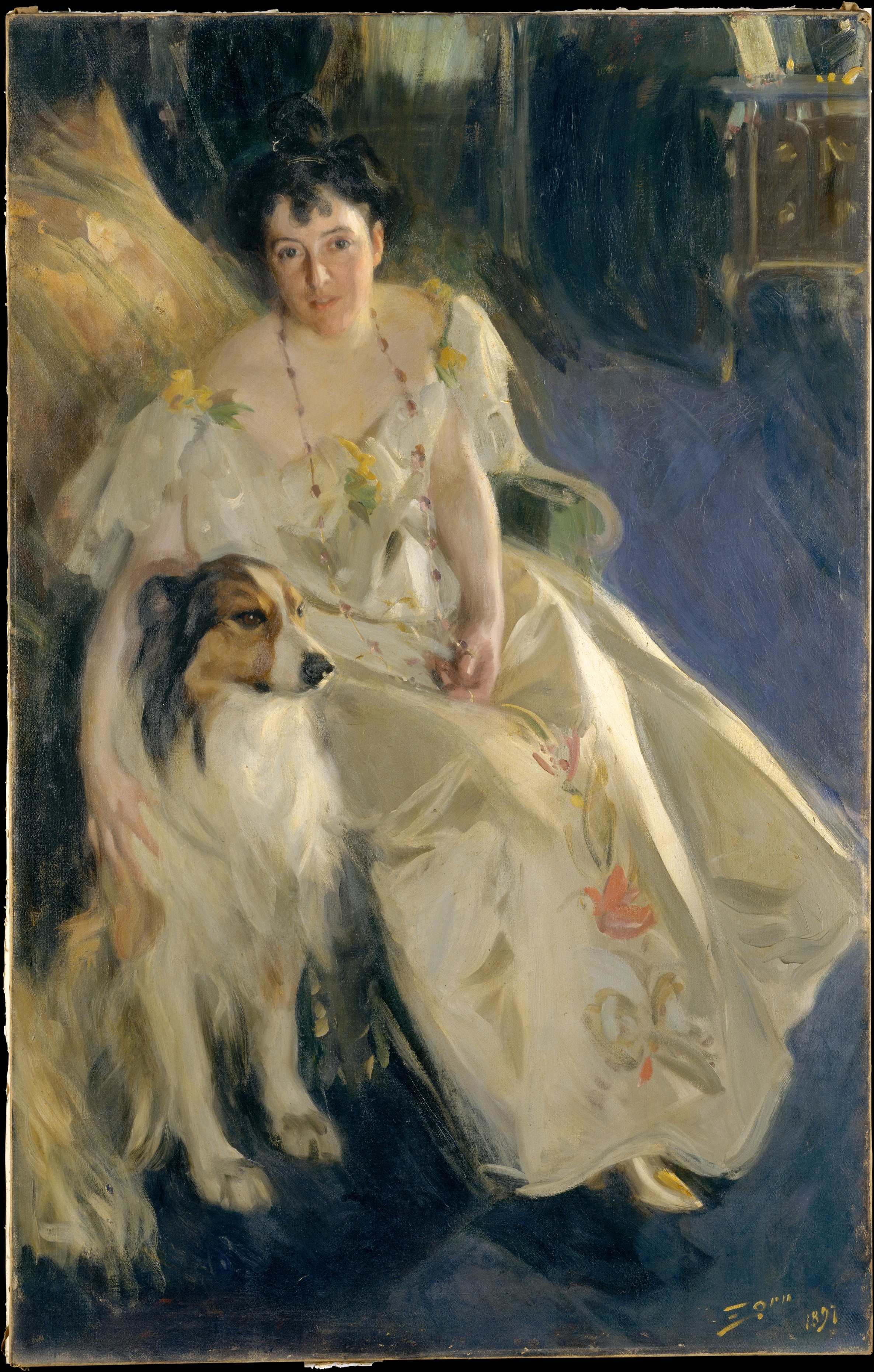 《弗吉尼亚·P·培根》（Virginia P. Bacon）｜安德斯·佐恩 Anders Zorn｜1897