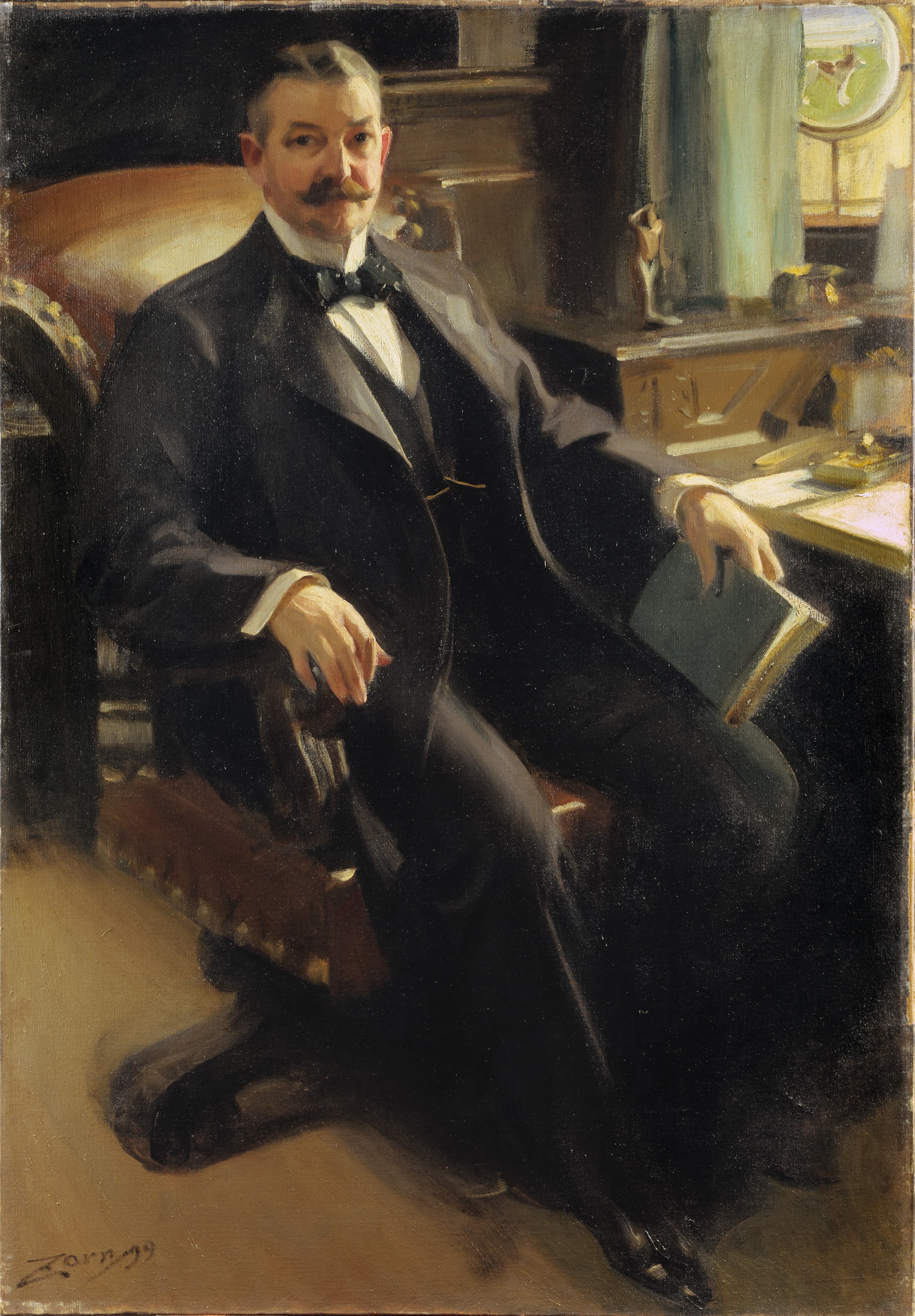 《亨利·克莱·皮尔斯先生》（mr henry clay pierce）｜安德斯·佐恩 Anders Zorn｜1899