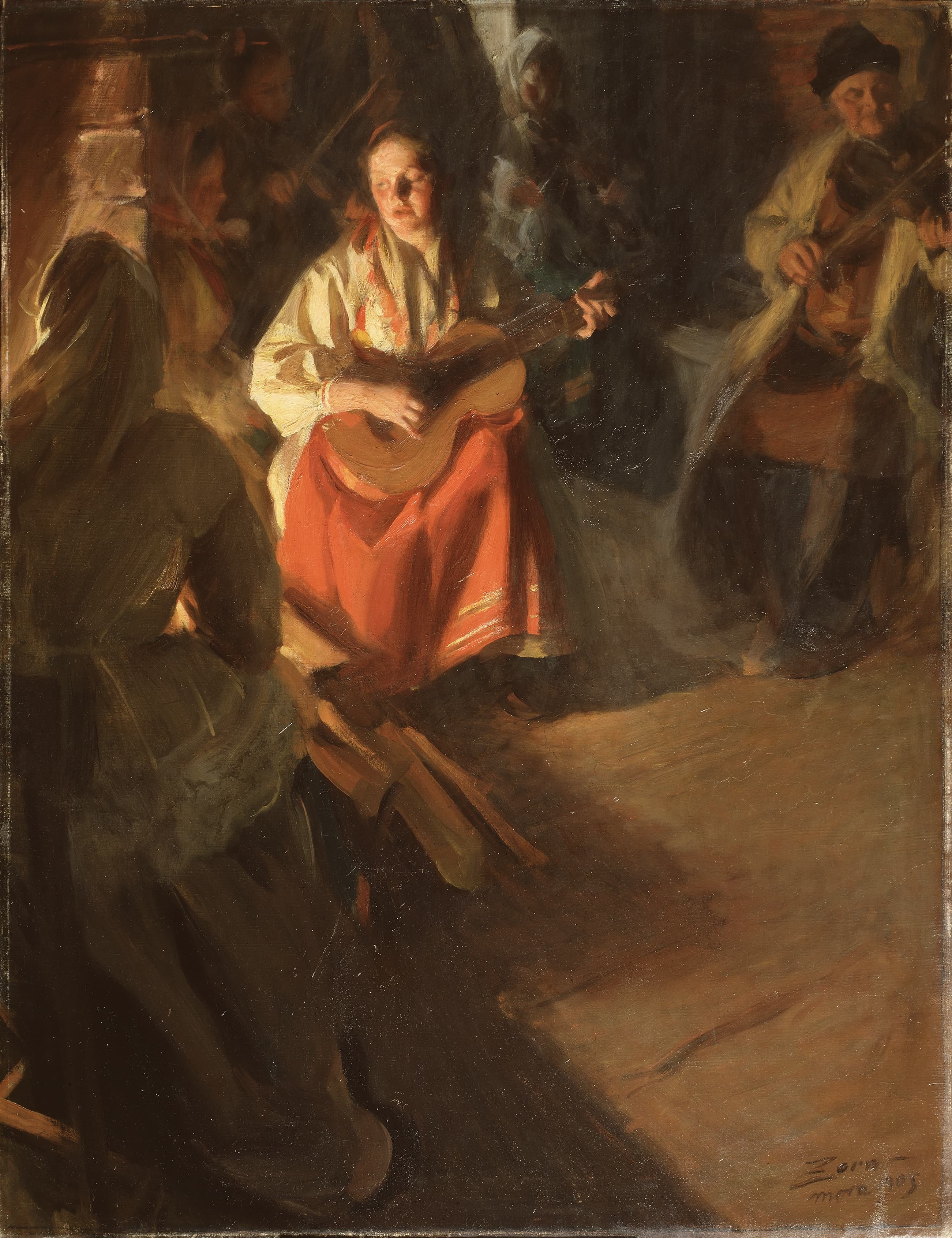 《一个音乐世家》（a musical family）｜安德斯·佐恩 Anders Zorn｜1905