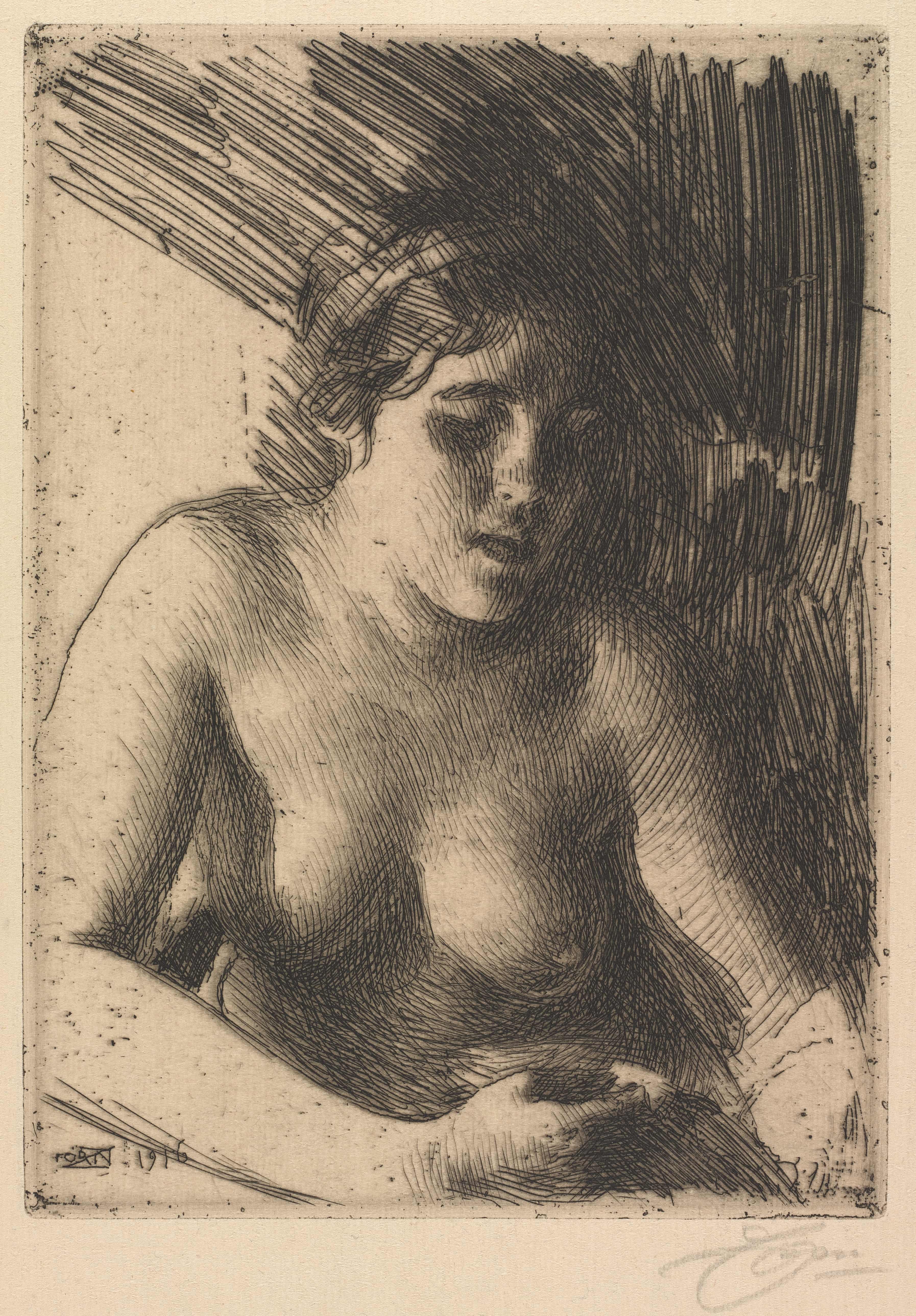 《摔碎》（bust）｜安德斯·佐恩 Anders Zorn｜1916