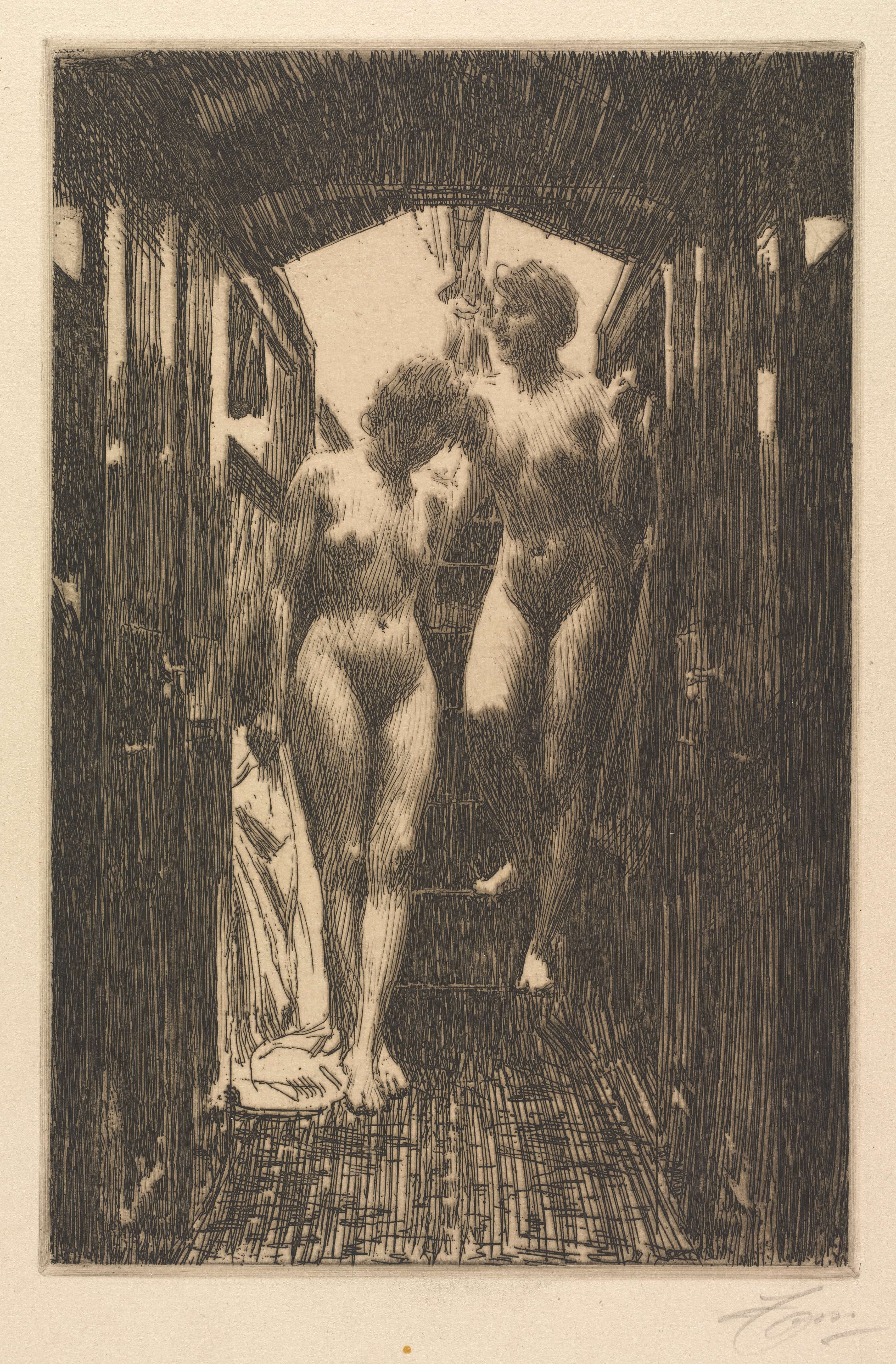 《舱》（cabin）｜安德斯·佐恩 Anders Zorn｜1917