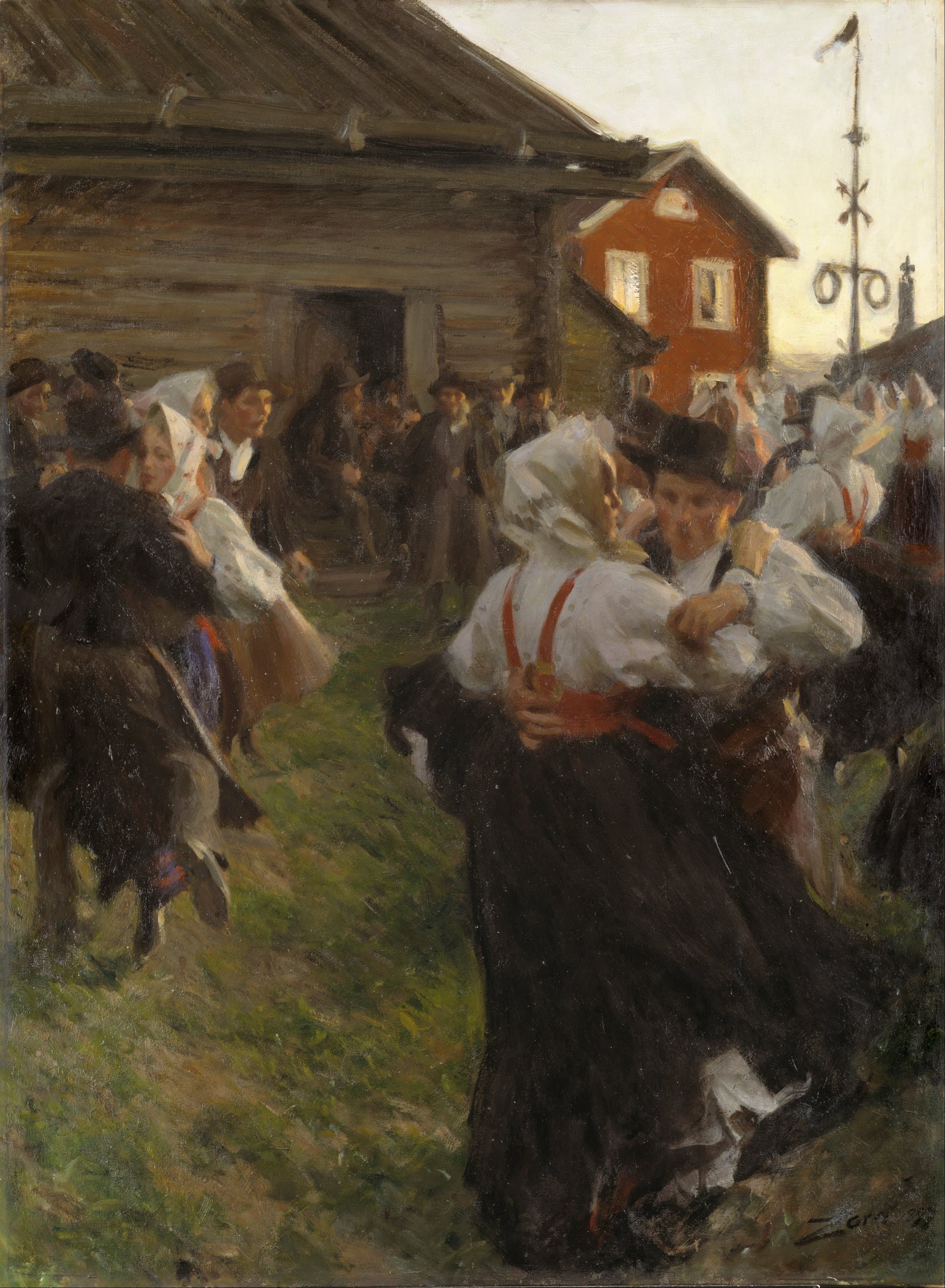《仲夏舞》（midsummer dance）｜安德斯·佐恩 Anders Zorn｜不明