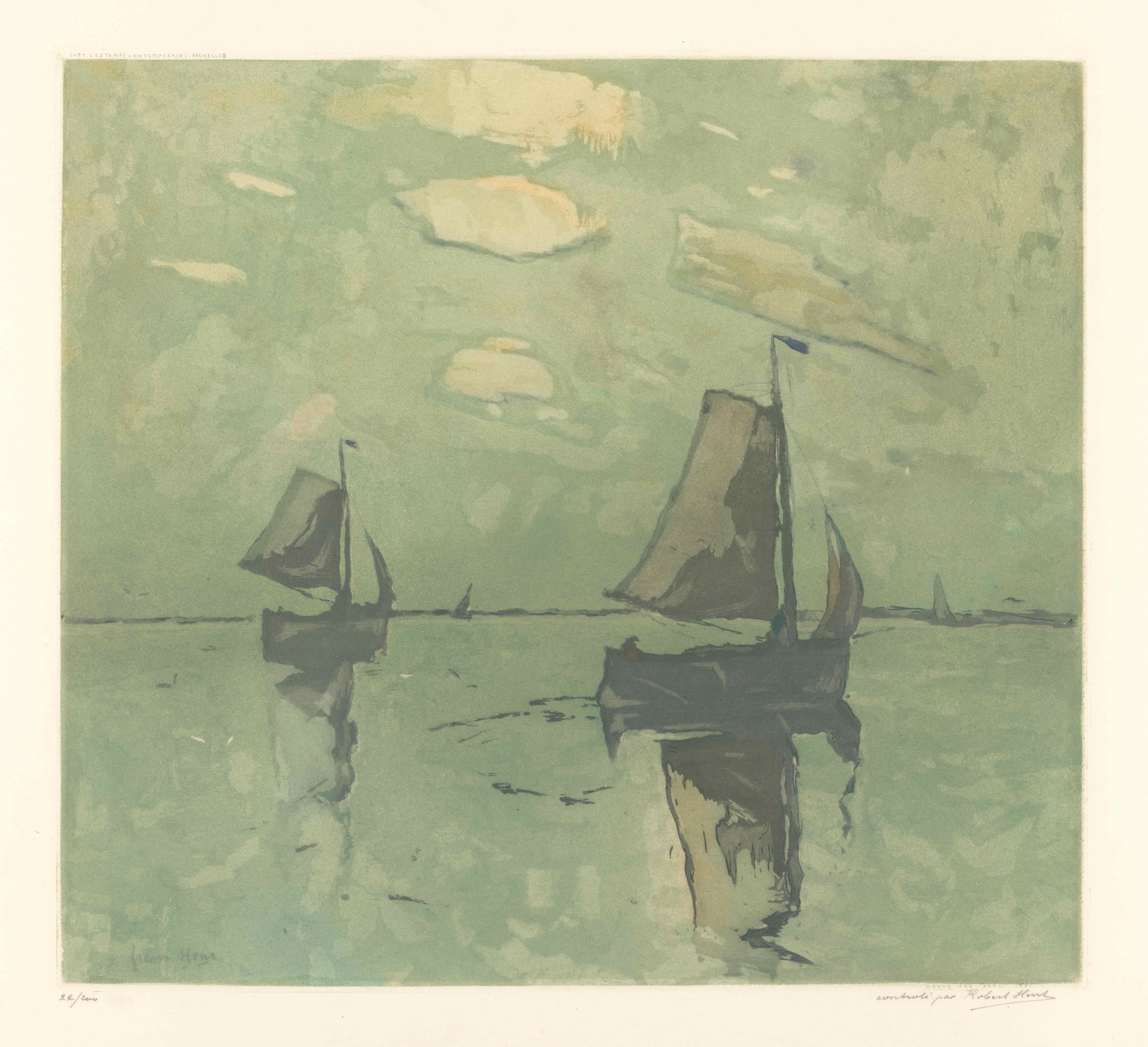 《海洋》（Marine）｜阿尔曼德·阿波尔 Armand Apol｜20th 约entury