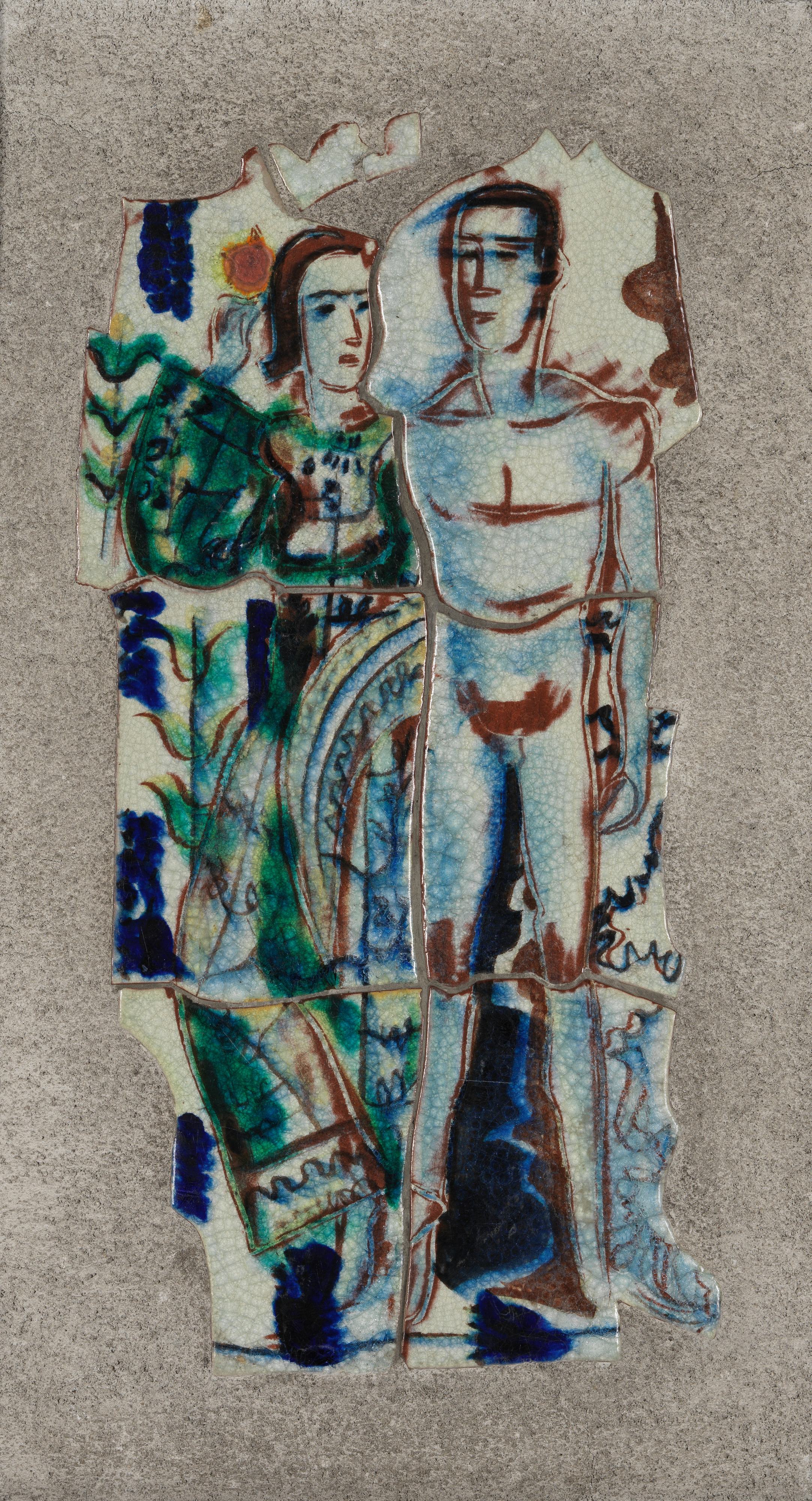 《一对》（Pair）｜奥古斯特·巴贝格 August Babberger｜1933