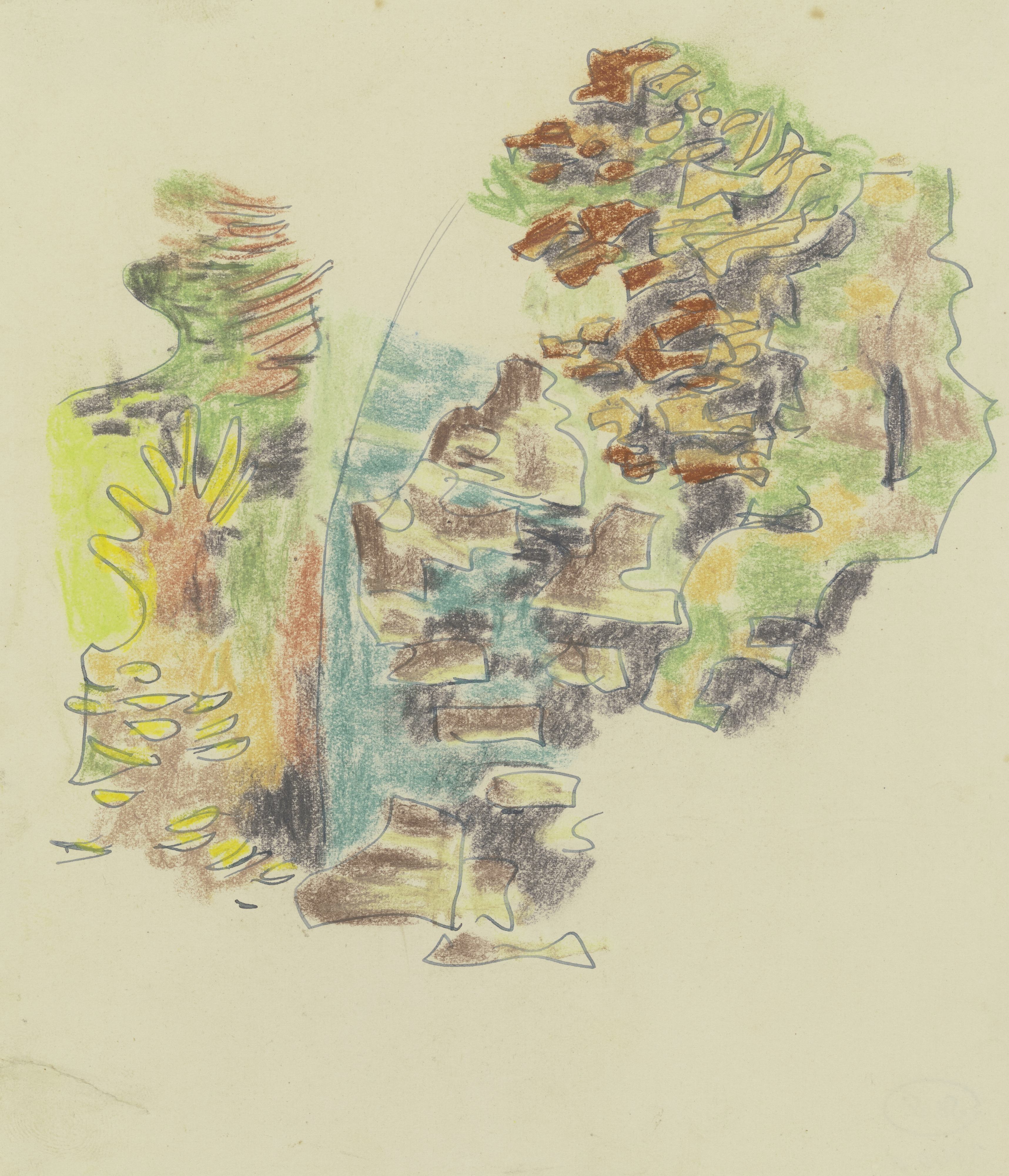 《植物研究4》（Study of plants 4）｜奥古斯特·巴贝格 August Babberger｜不明