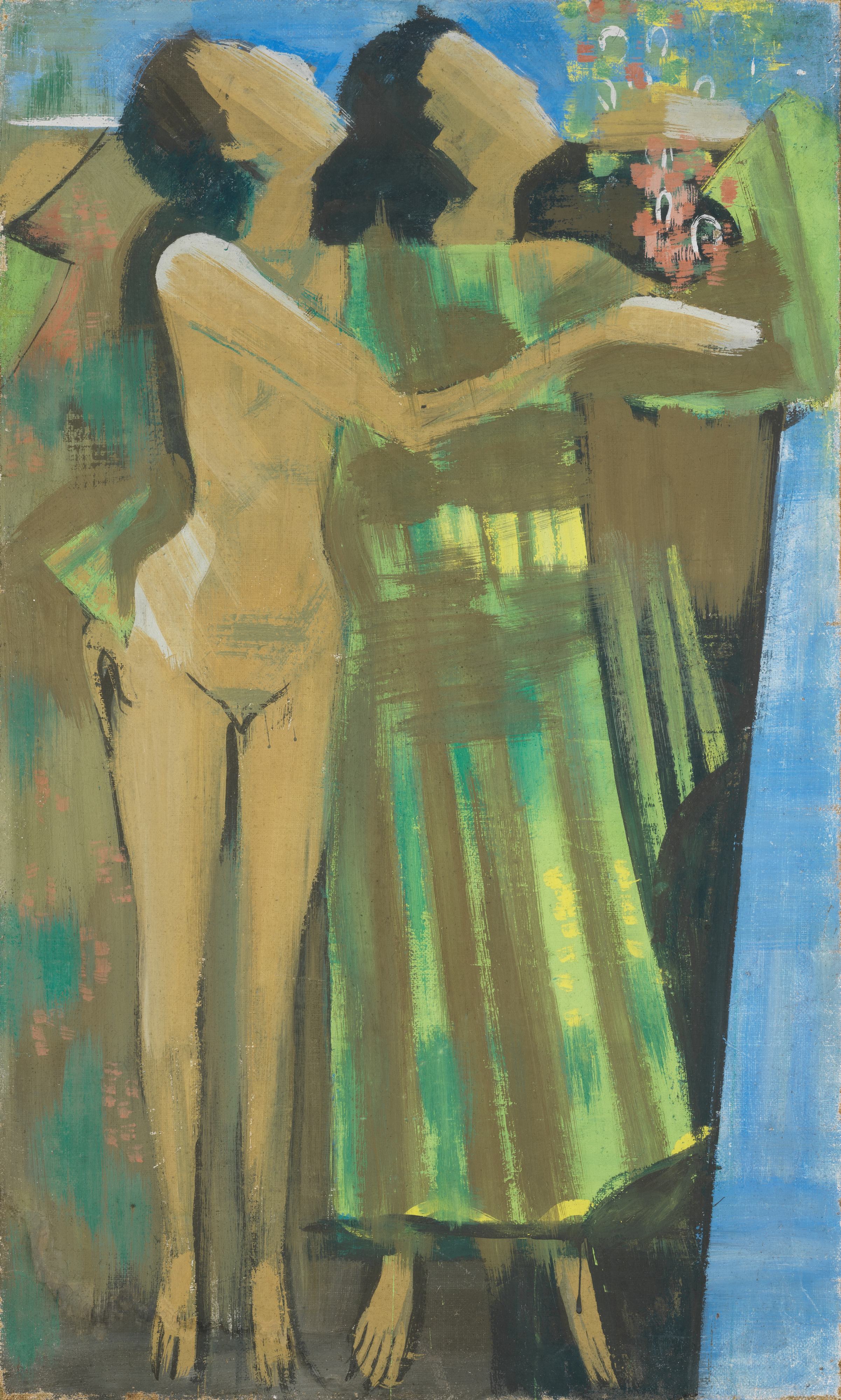 《青春节，两个女人》（Festival of youth, two women）｜奥古斯特·巴贝格 August Babberger｜不明