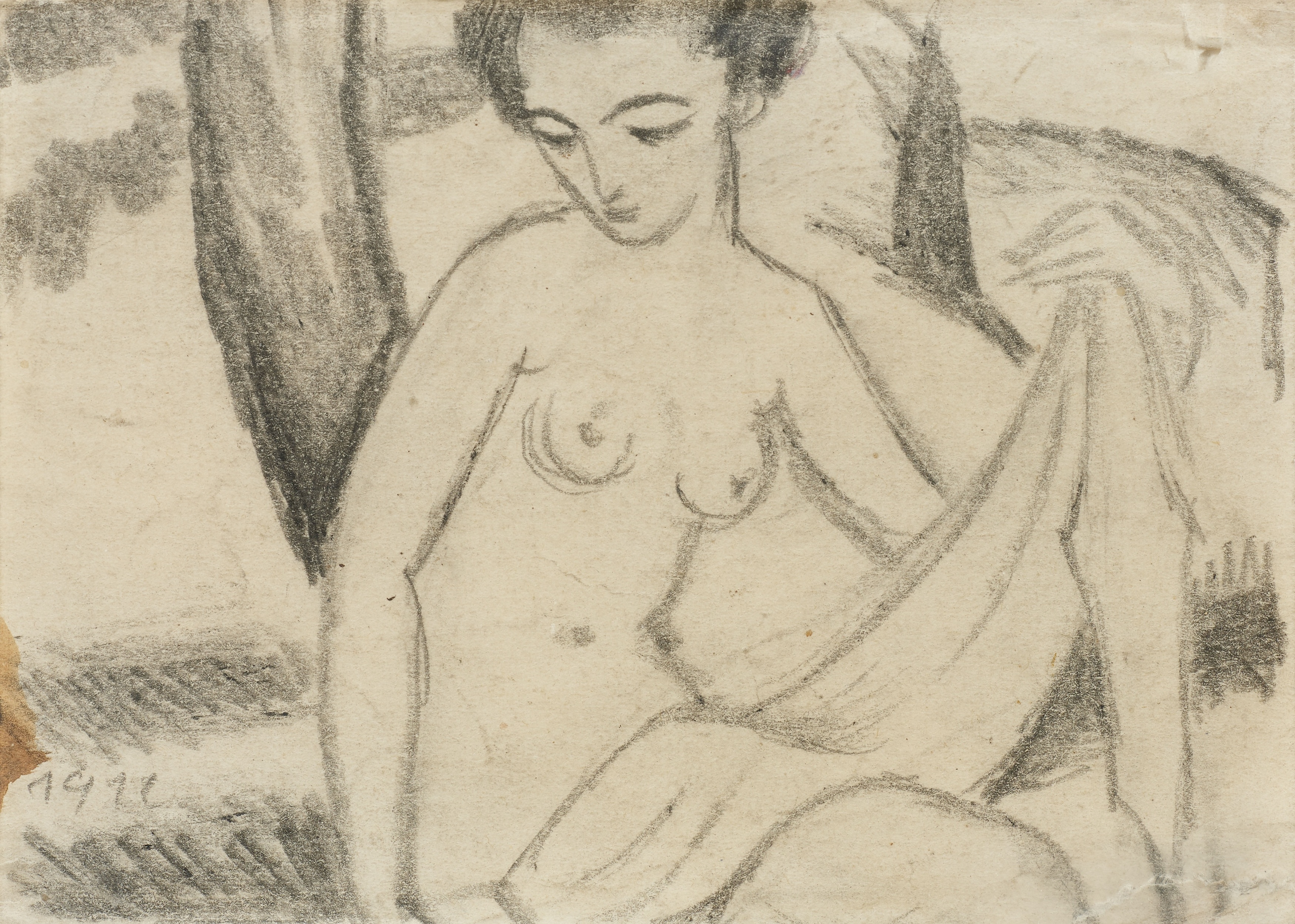 《具象构图》（Figurative composition）｜奥古斯特·马克 August Macke｜1912