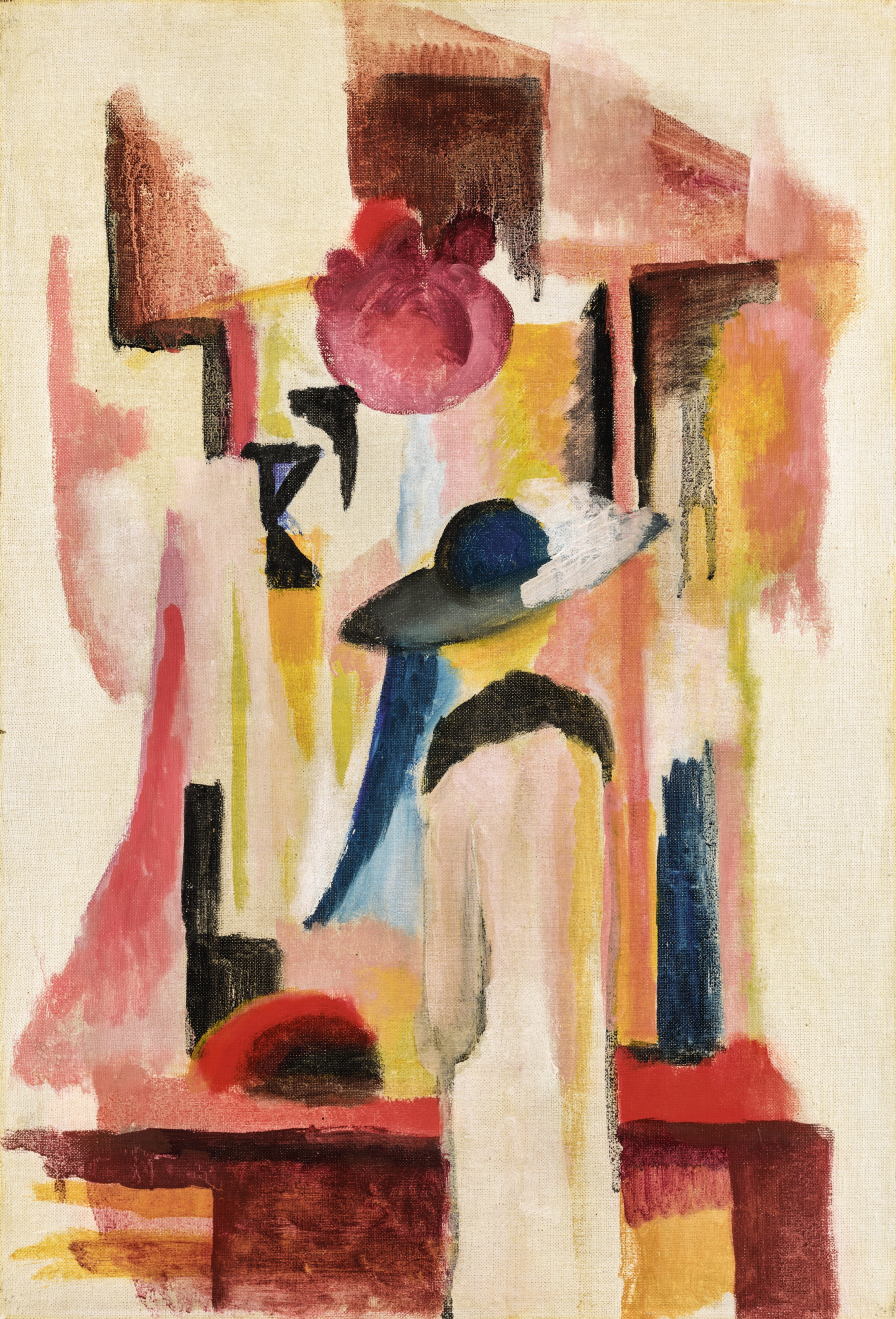 《研究明亮的商店橱窗》（STUDY FOR BRIGHT SHOP WINDOW）｜奥古斯特·马克 August Macke｜不明