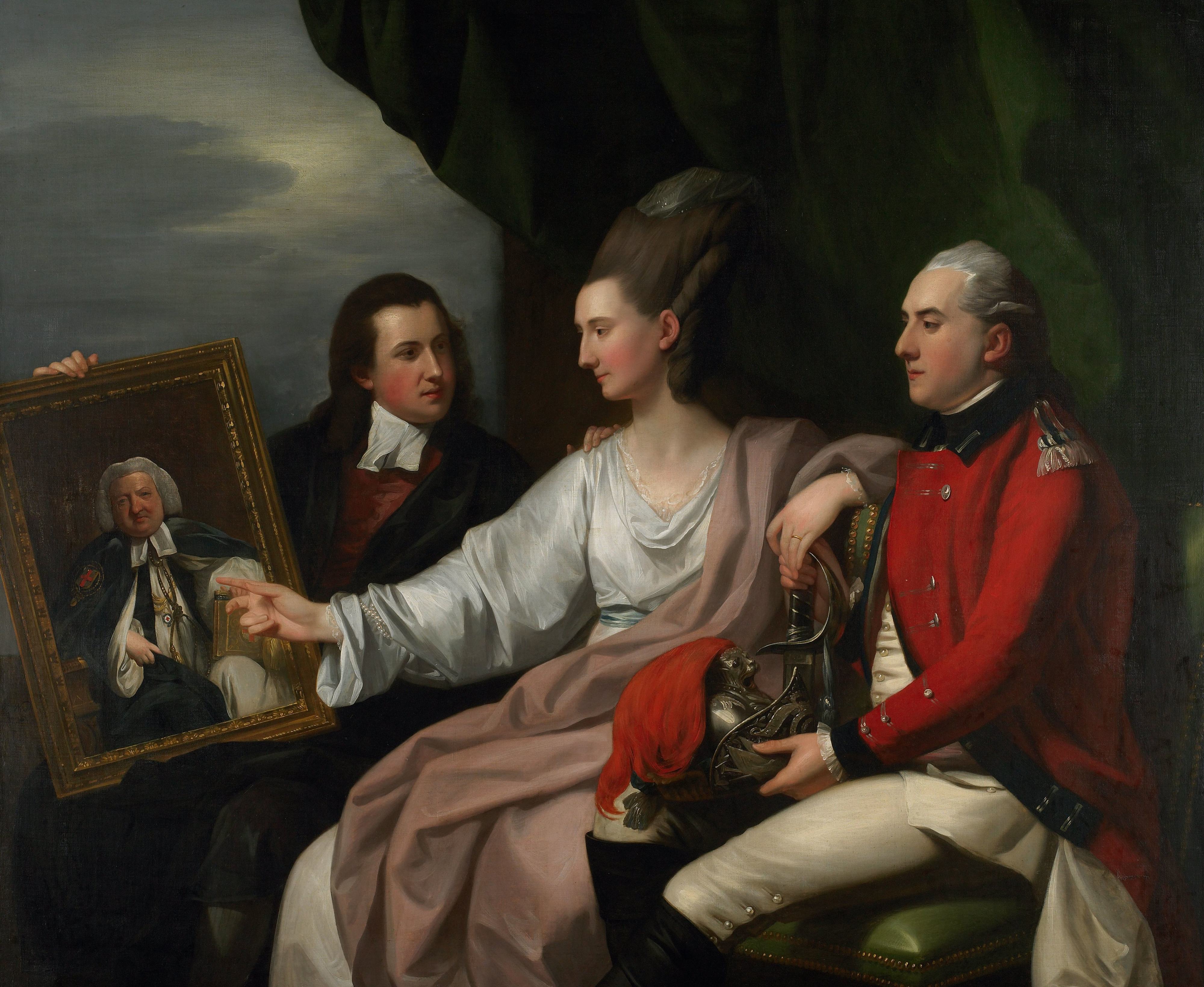 《德拉蒙德家族肖像画群》（Portrait Group of the Drummond Family）｜本杰明·韦斯特 Benjamin West｜1776