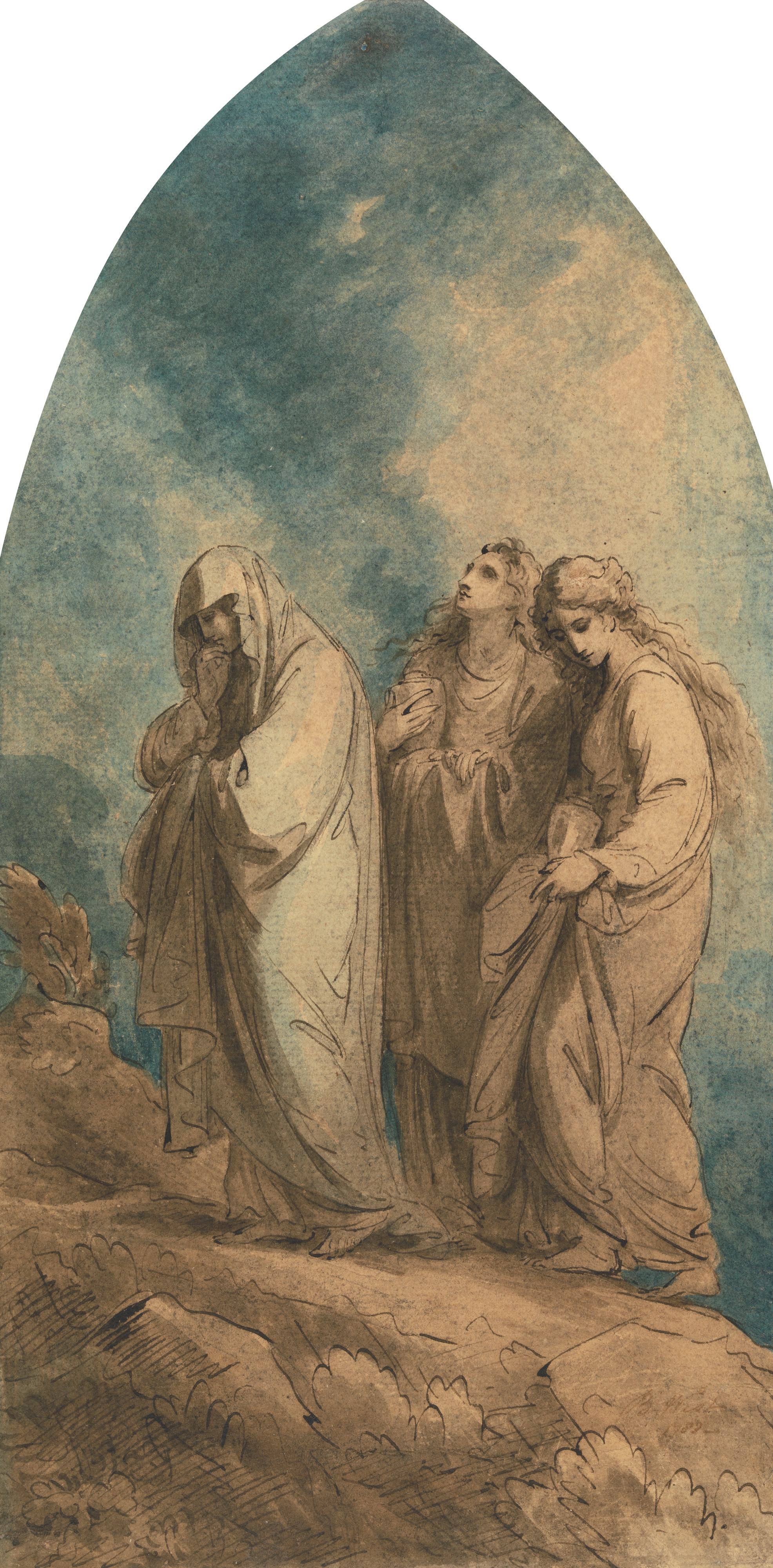 《三玛丽》（The Three Marys）｜本杰明·韦斯特 Benjamin West｜1783